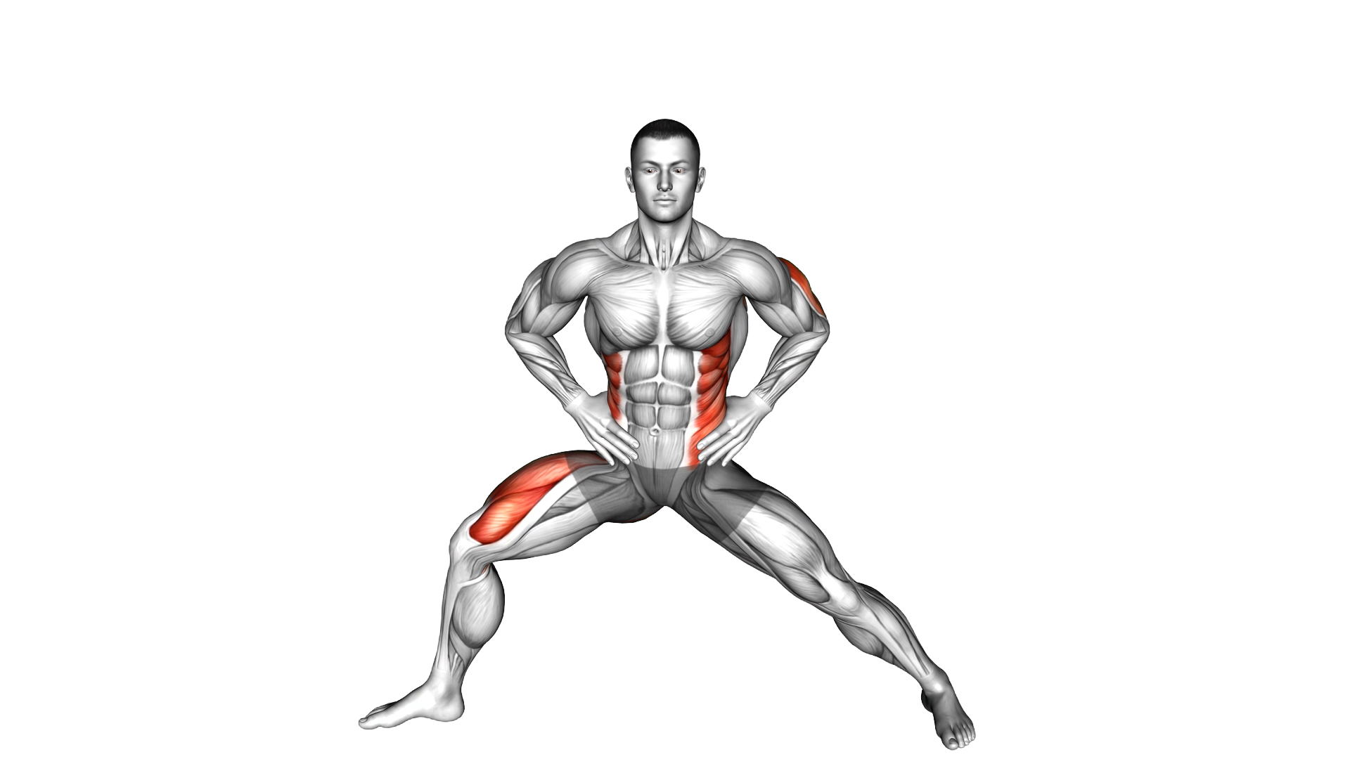 Extended Side Angle Yoga Pose exercise demonstration