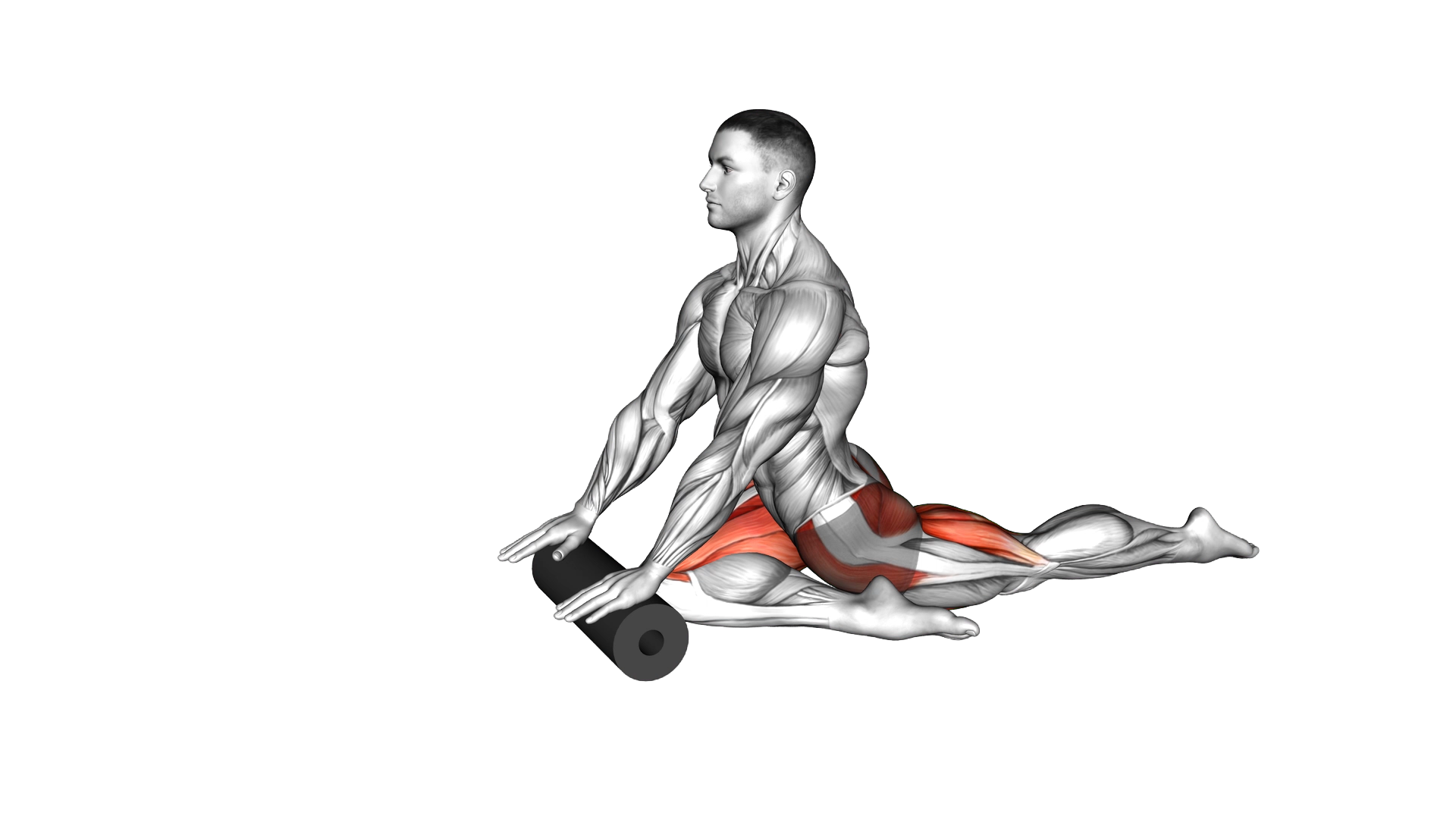 Roll Pigeon Stretch exercise demonstration