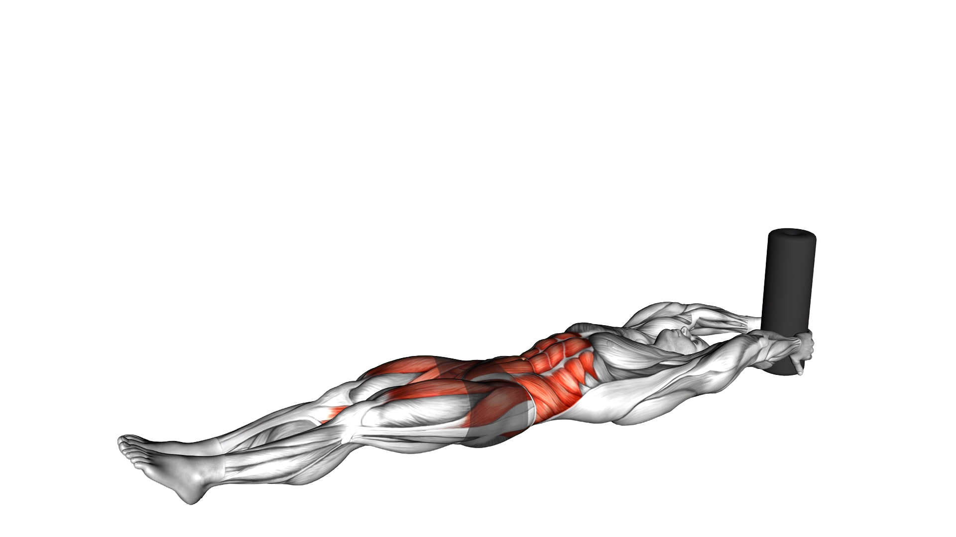 Weighted V up Passes with Pad exercise demonstration