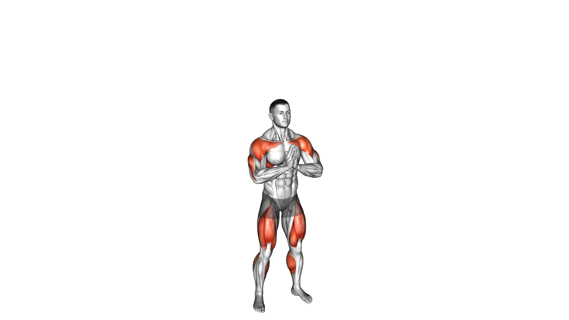 Prayer Push Jump exercise demonstration