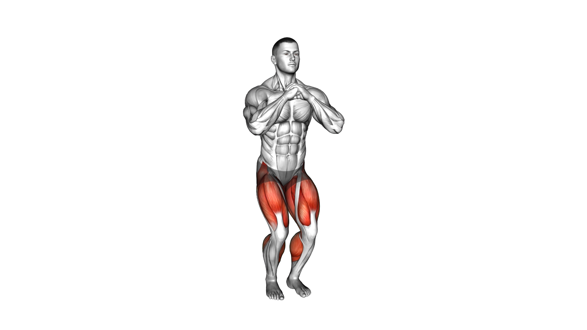 Lateral Tap in Squat Position exercise demonstration