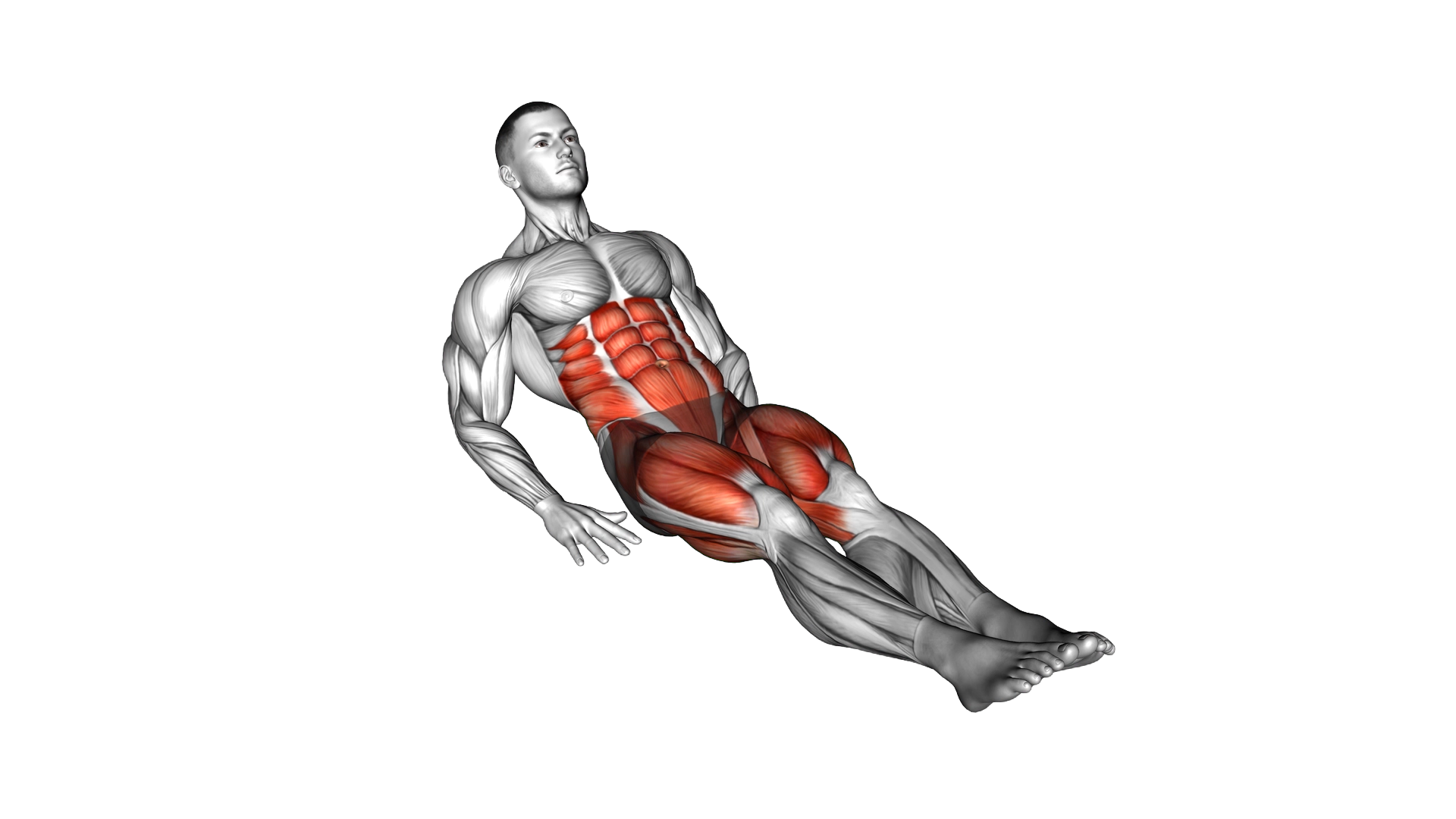 Side to Side Knee Tuck exercise demonstration