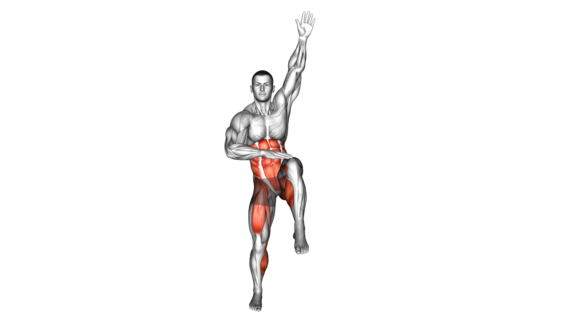High Knee Star Tap exercise demonstration