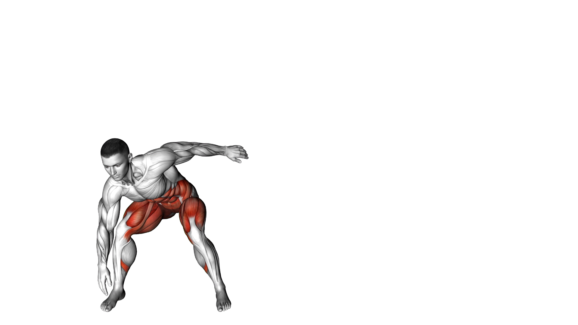 Lateral Shuffle Squat Tap exercise demonstration