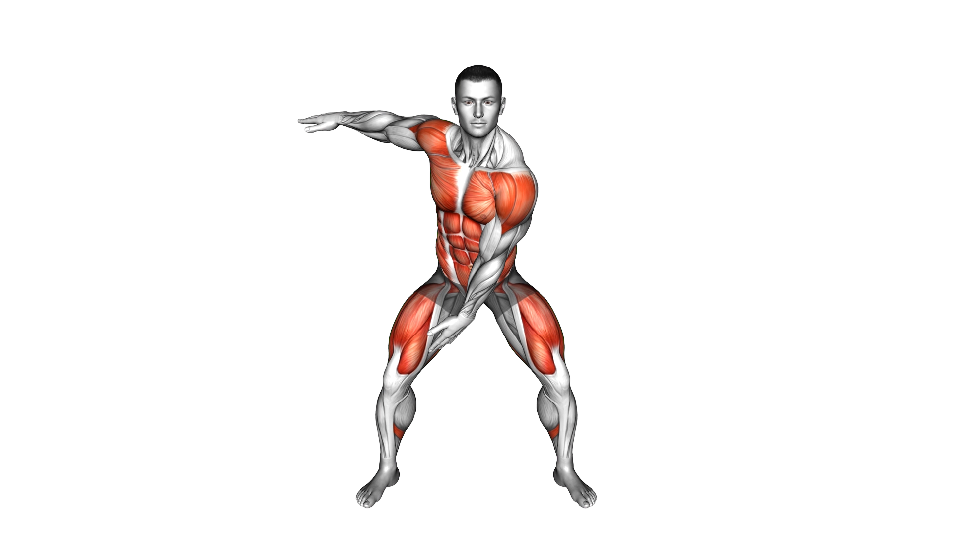 Bouncing Inner Thigh Tap exercise demonstration