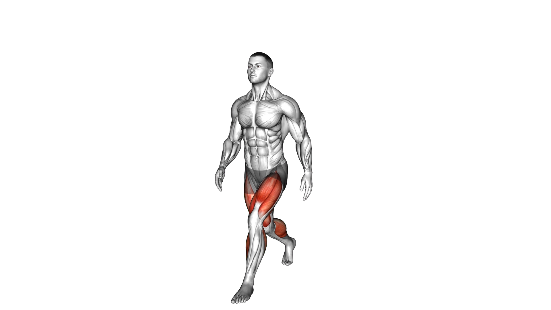 Scissors Jump exercise demonstration