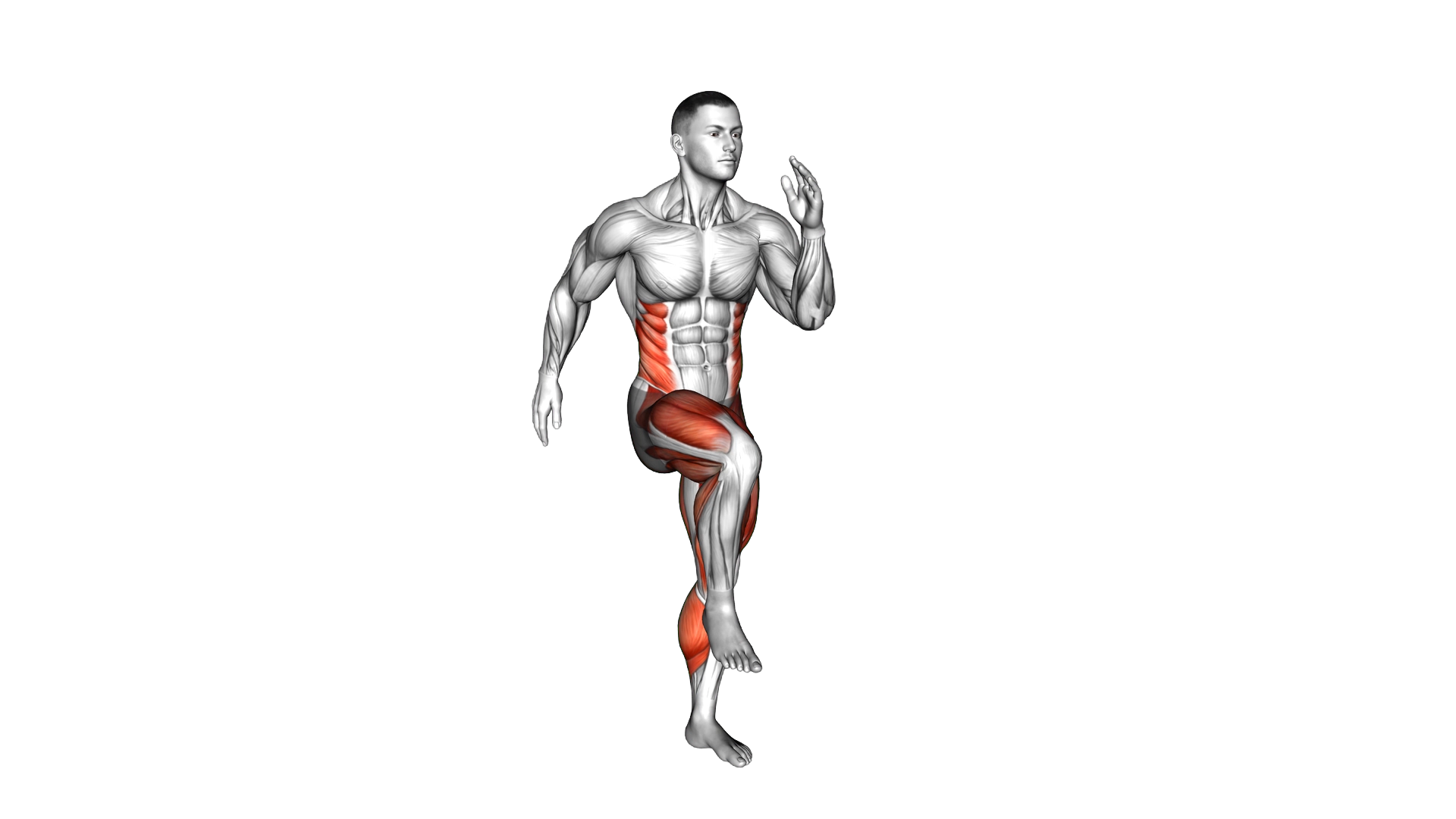 Standing Sprint exercise demonstration