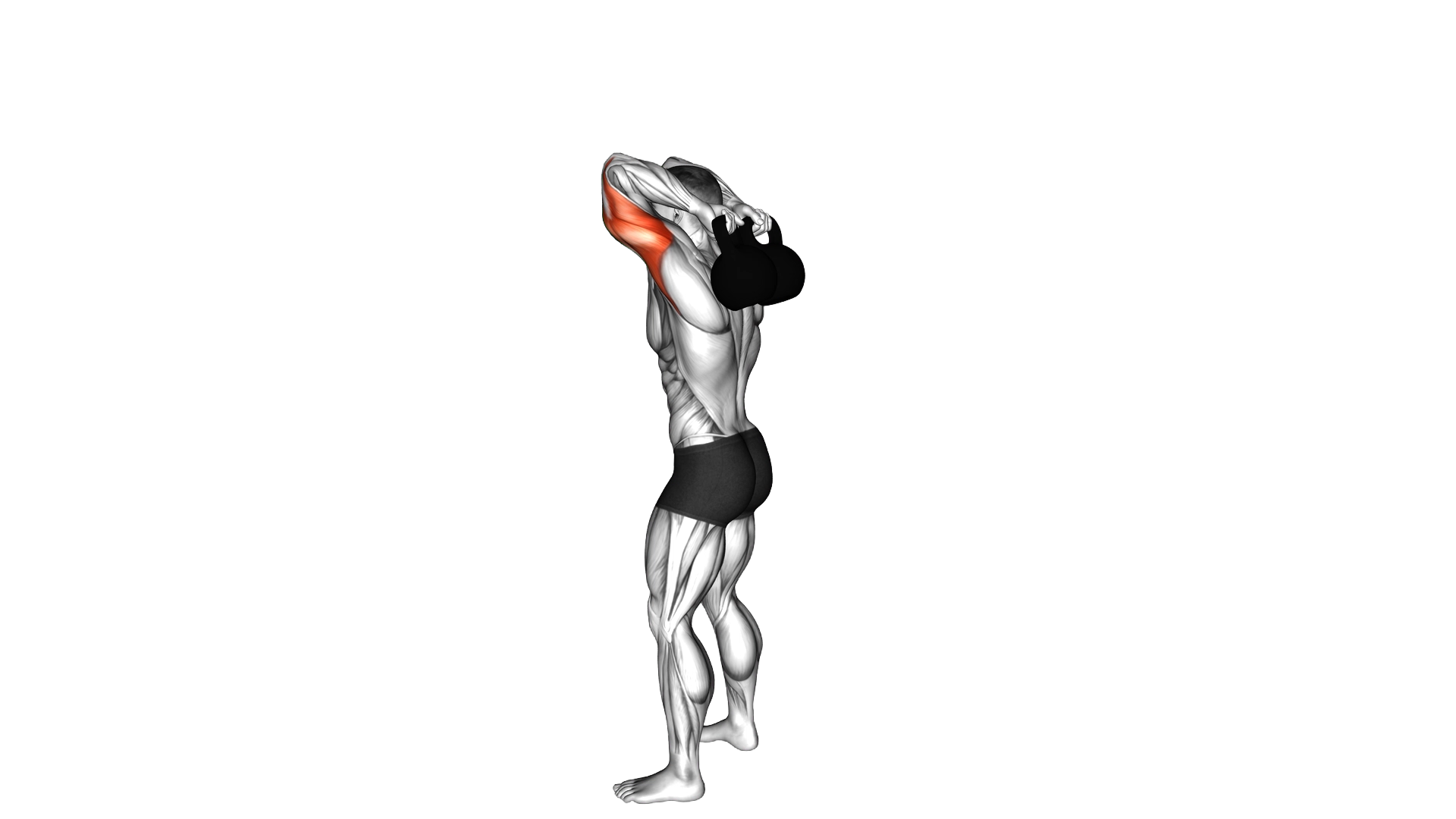 Kettlebell Overhead Triceps Extension exercise demonstration