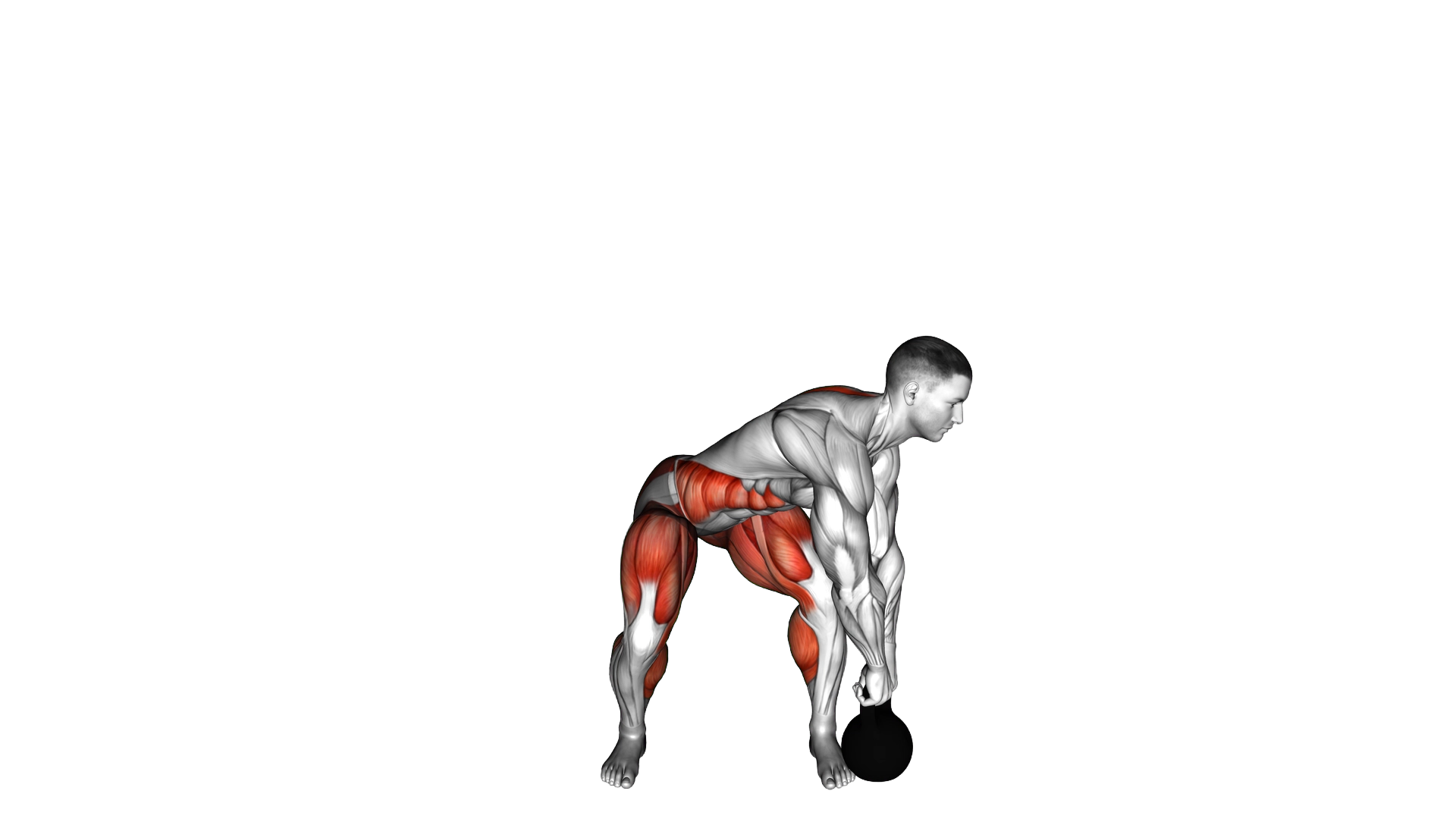 Kettlebell Rotational Deadlift exercise demonstration