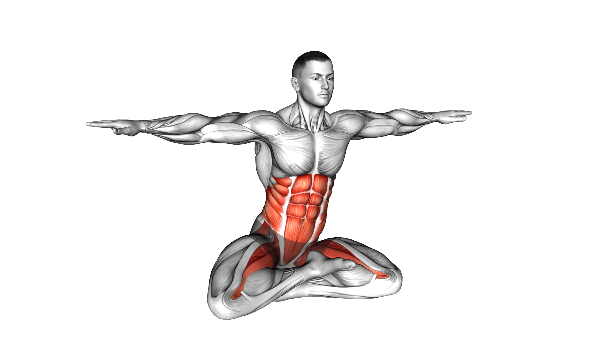 Sitting Lotus Pose Hip Horizontal Rotation (VERSIO exercise demonstration