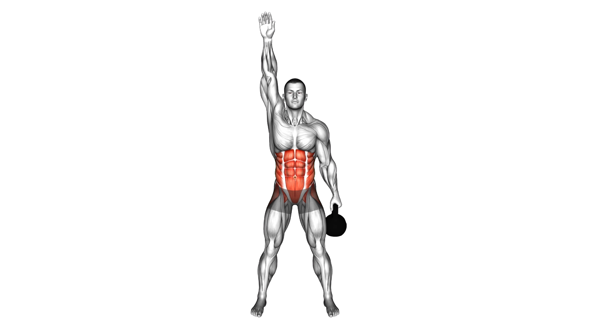 Kettlebell Low Windmill exercise demonstration