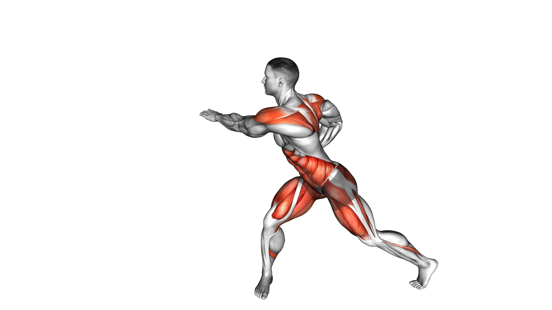 Swimming Side Steps exercise demonstration