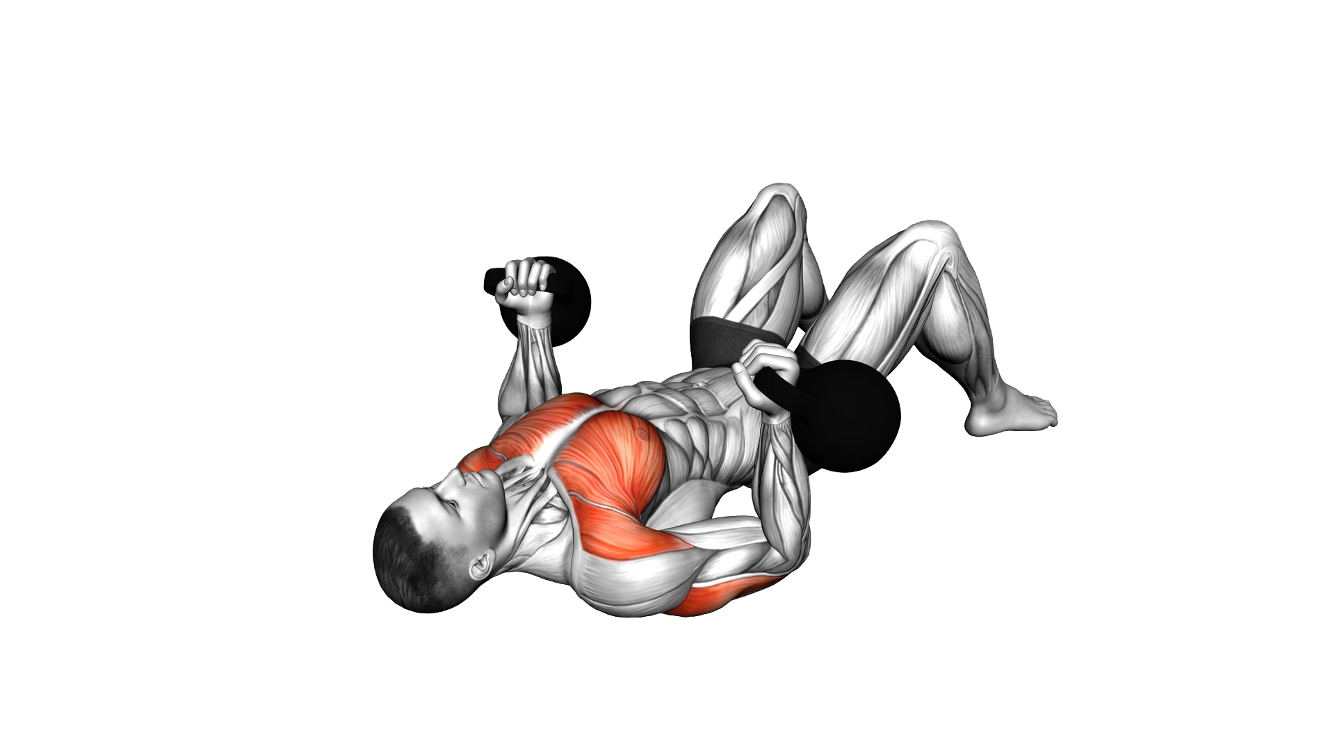 Kettlebell Reverse Press on Floor exercise demonstration
