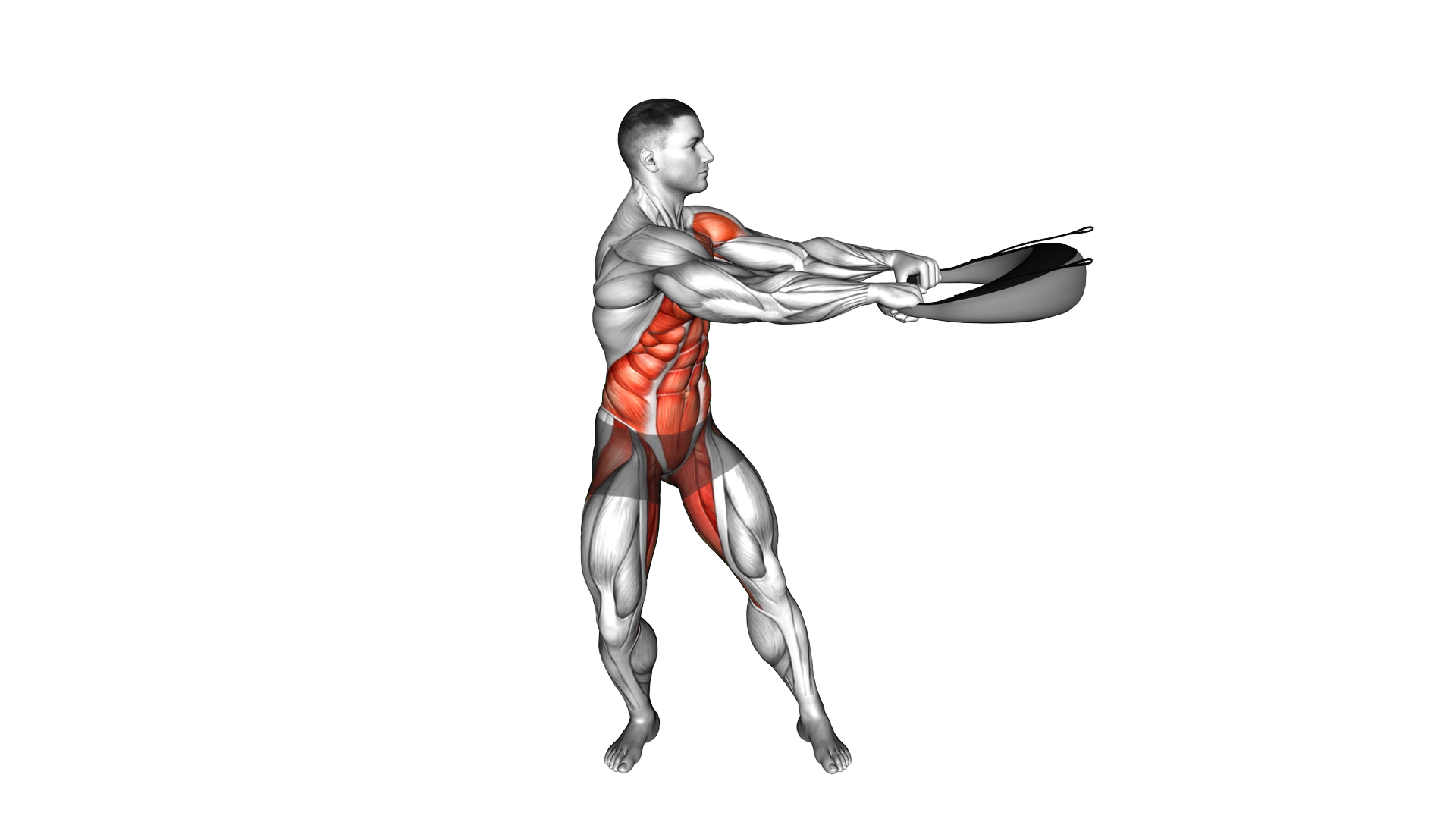 Weighted Bag Spin exercise demonstration