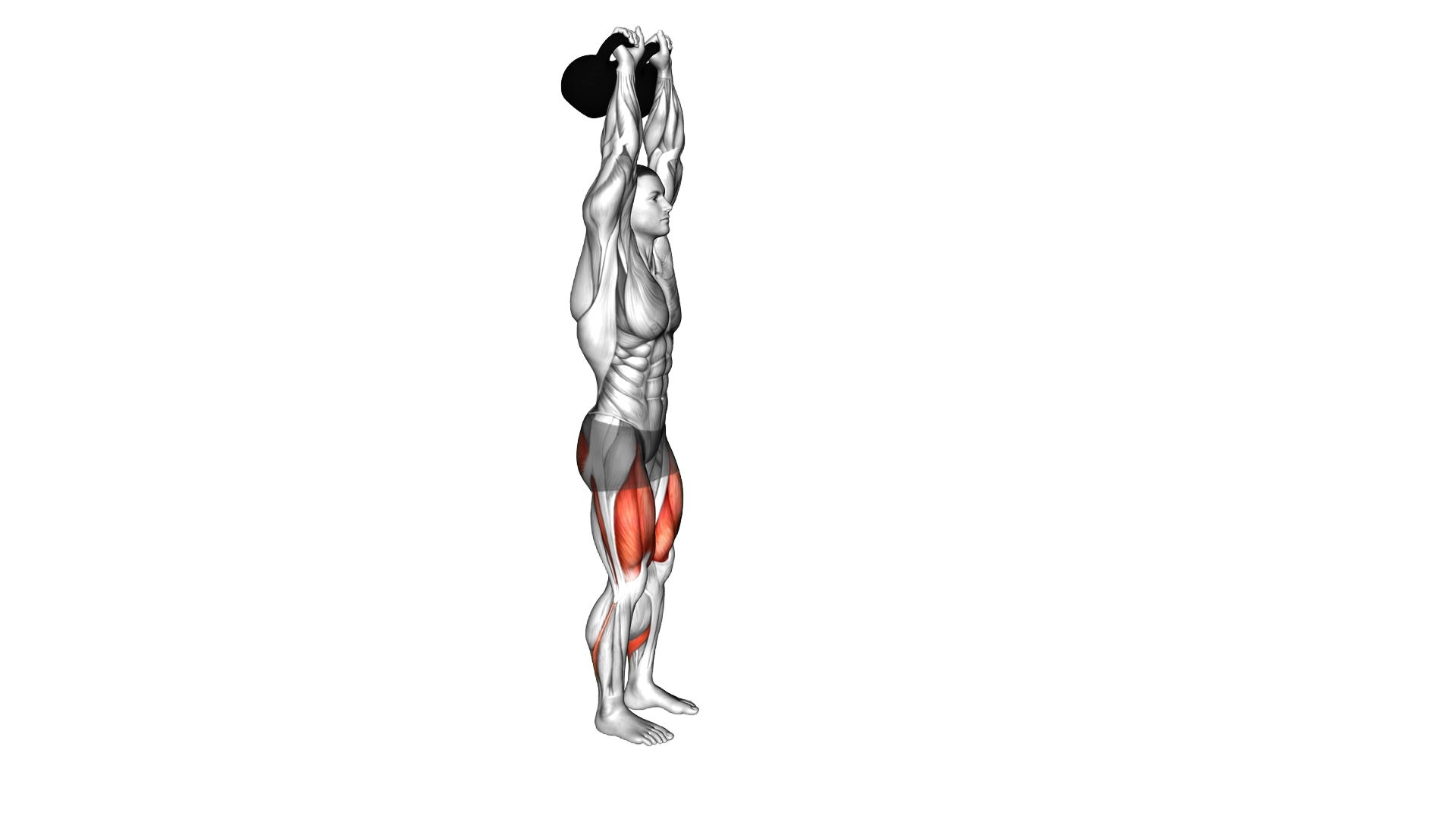 Kettlebell Overhead Lunge exercise demonstration