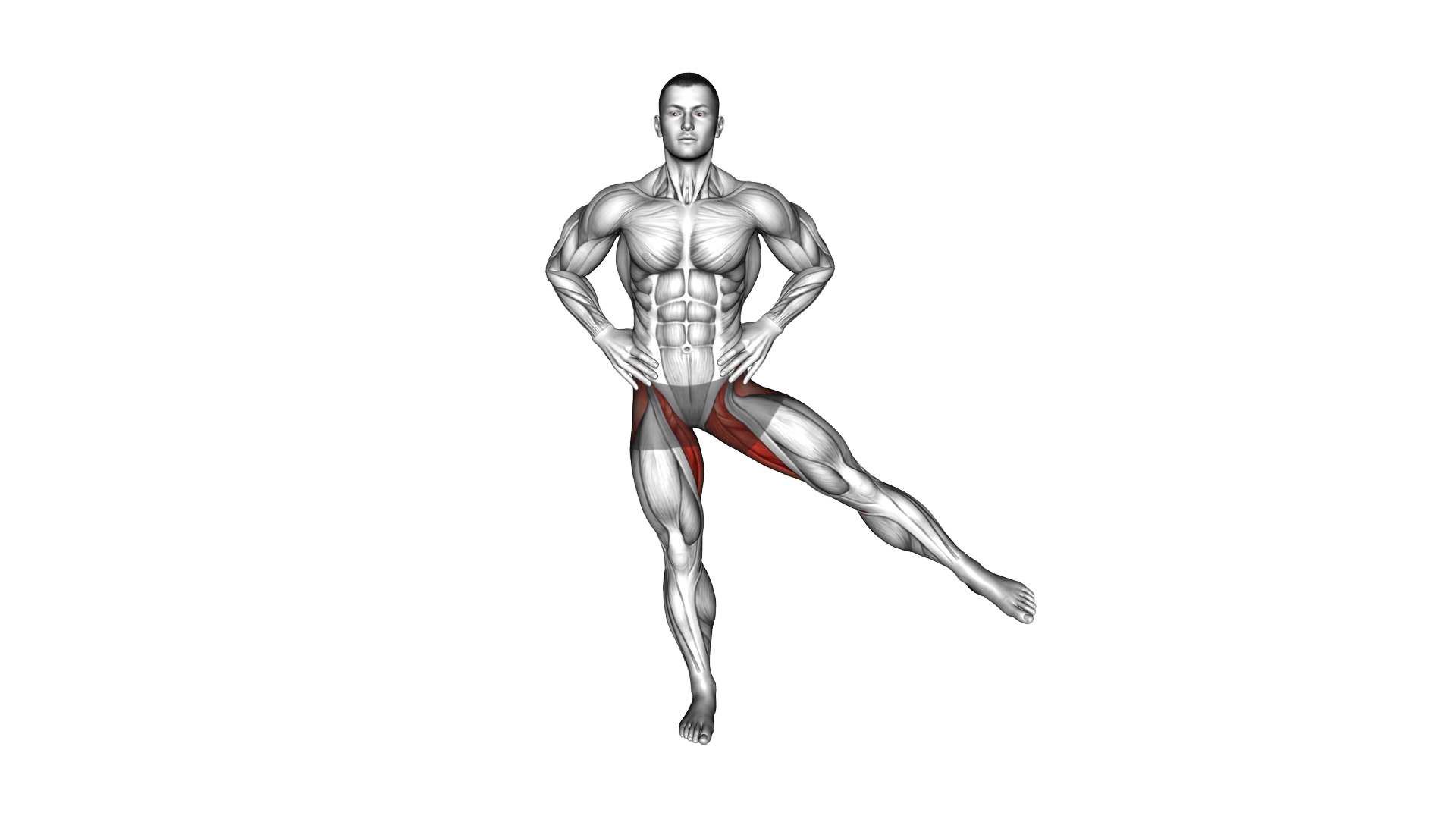 Standing Balance Single Crossover Pendulum Leg (ma exercise demonstration