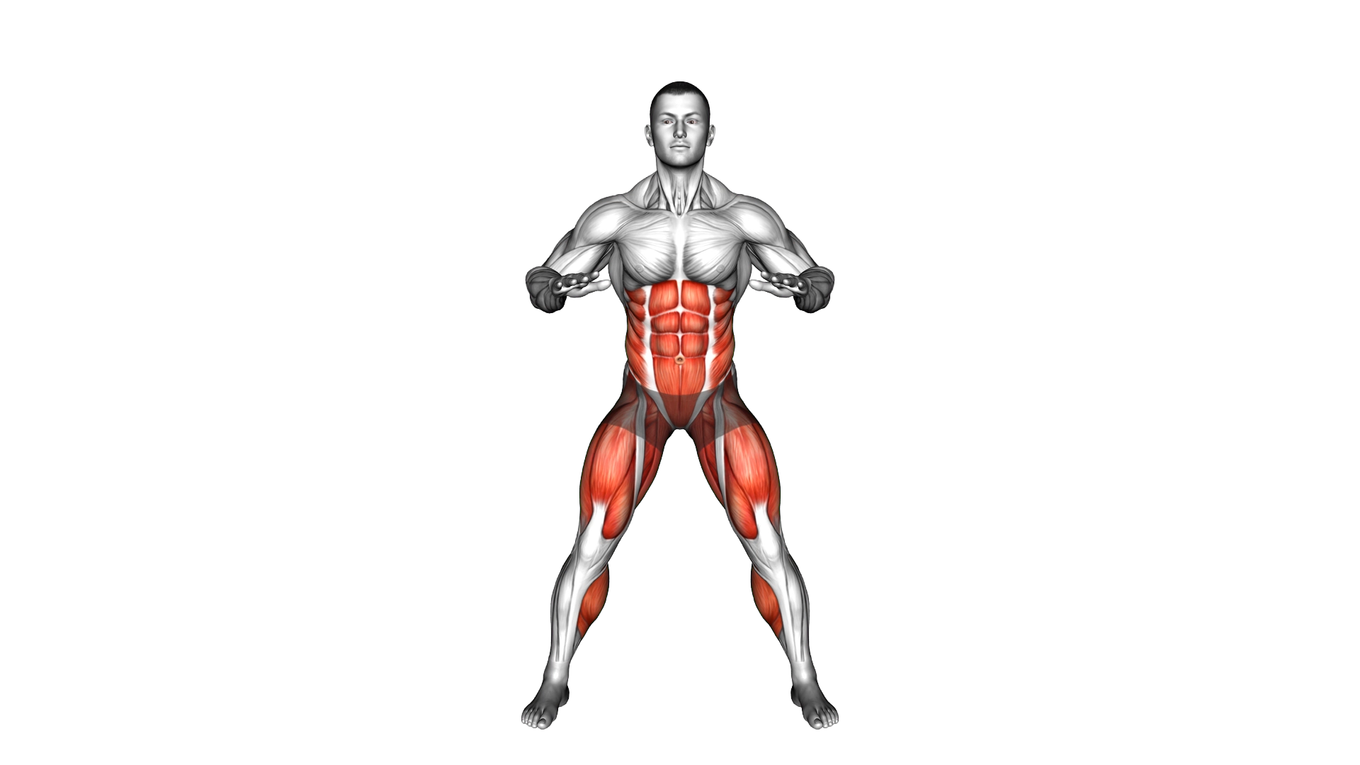 Double Knee Thrust and Swipe exercise demonstration