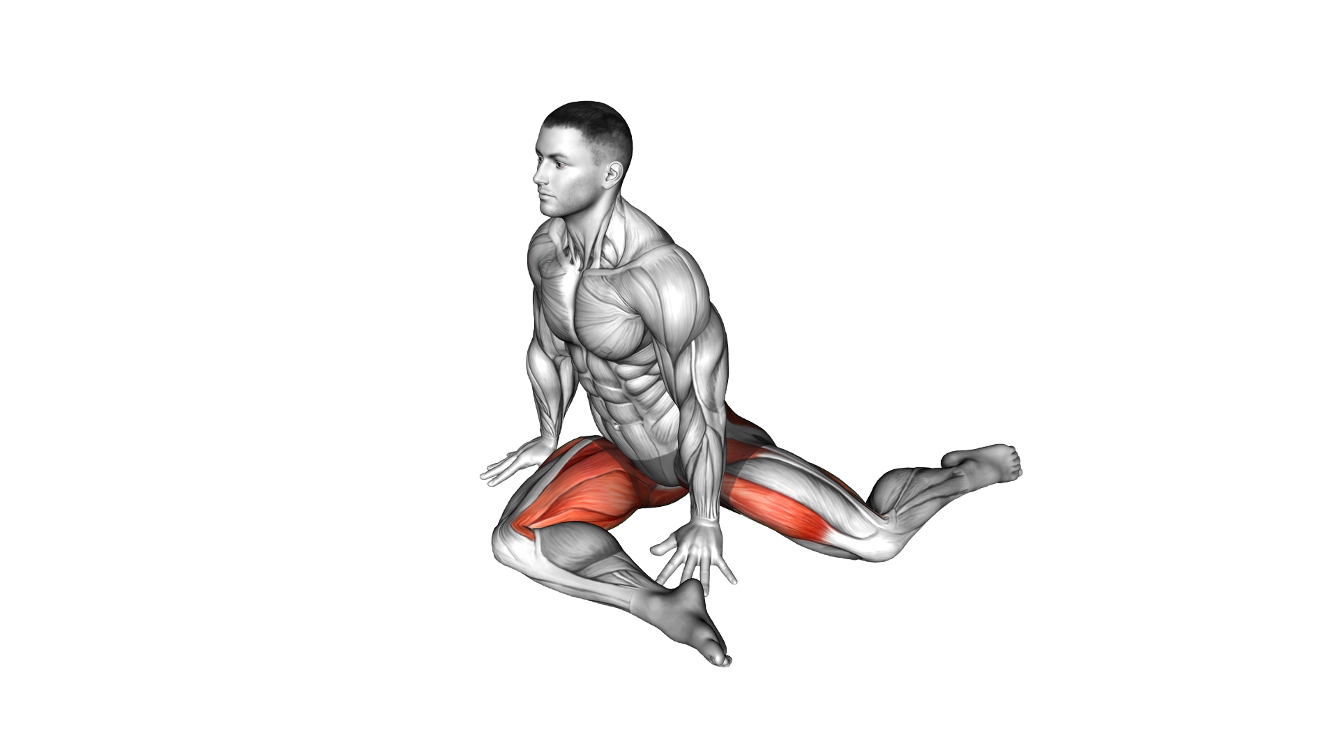 90 to 90 Stretch exercise demonstration