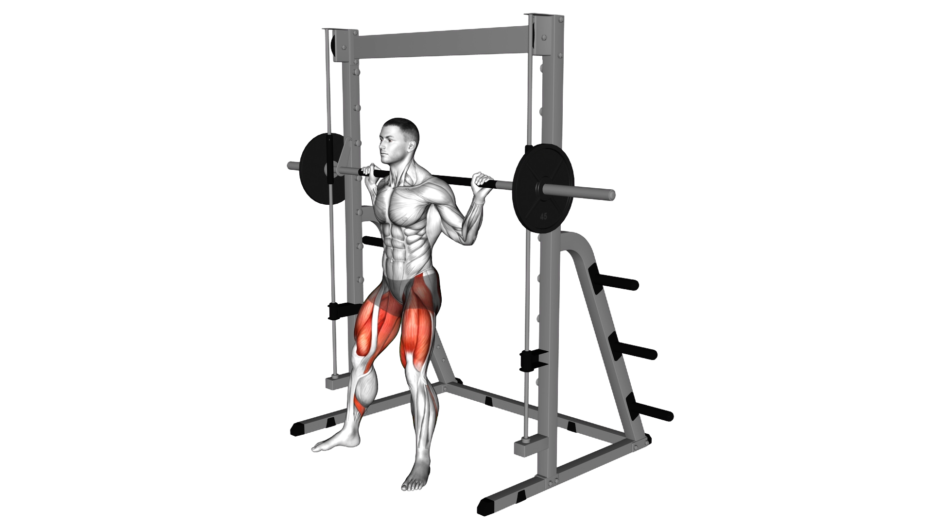 Smith Sumo Chair Squat exercise demonstration