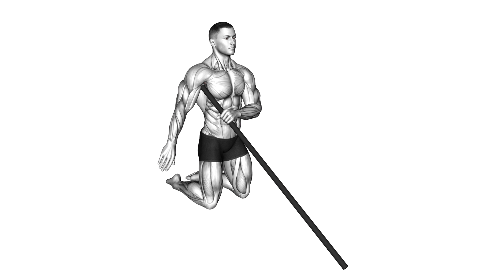 Stick Subscapularis Muscle Relax exercise demonstration
