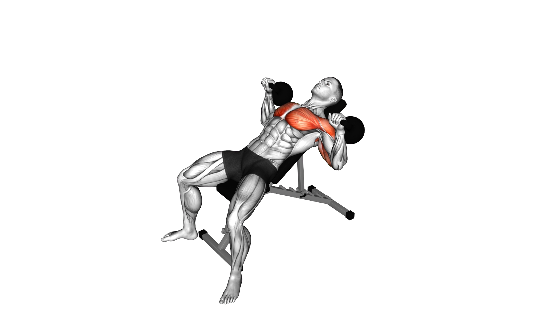 Kettlebell Incline Twist Press exercise demonstration