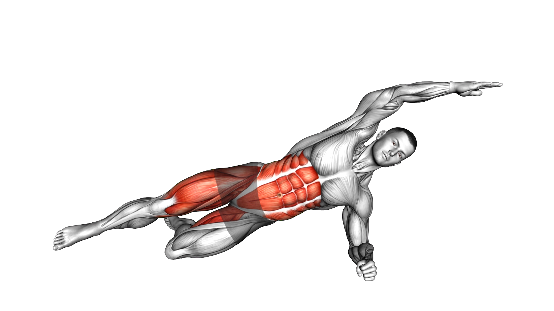 Side Plank Knee Tuck exercise demonstration