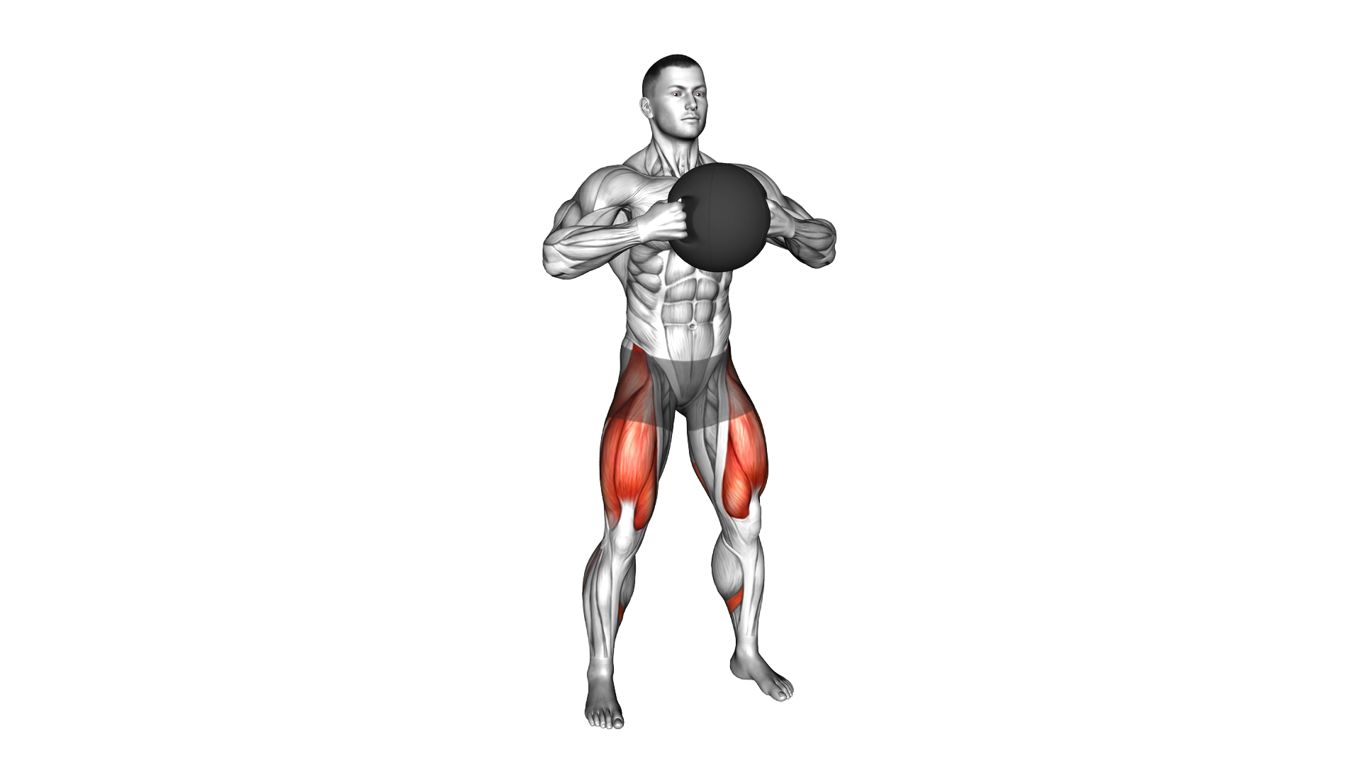 Medicine Ball Goblet Squat exercise thumbnail