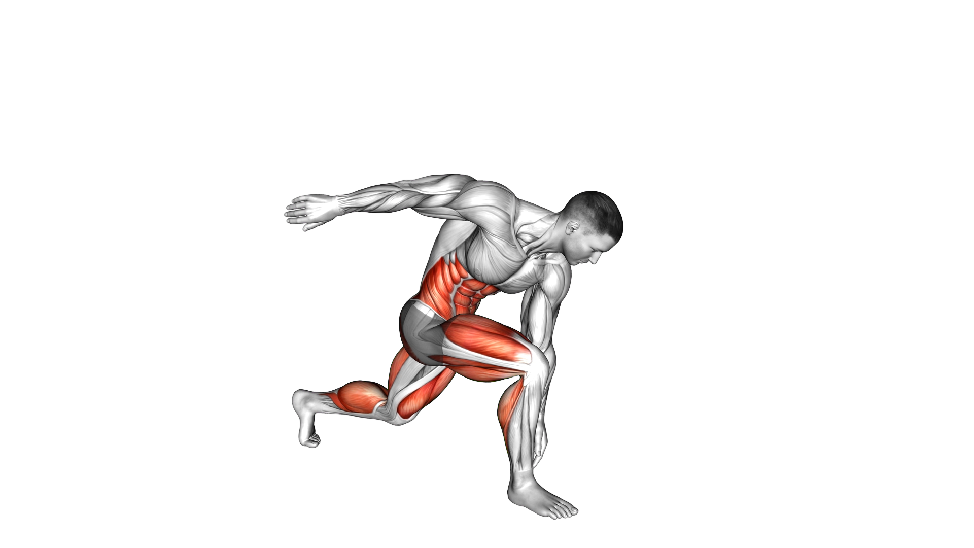 Toe Tap Split Jump exercise demonstration