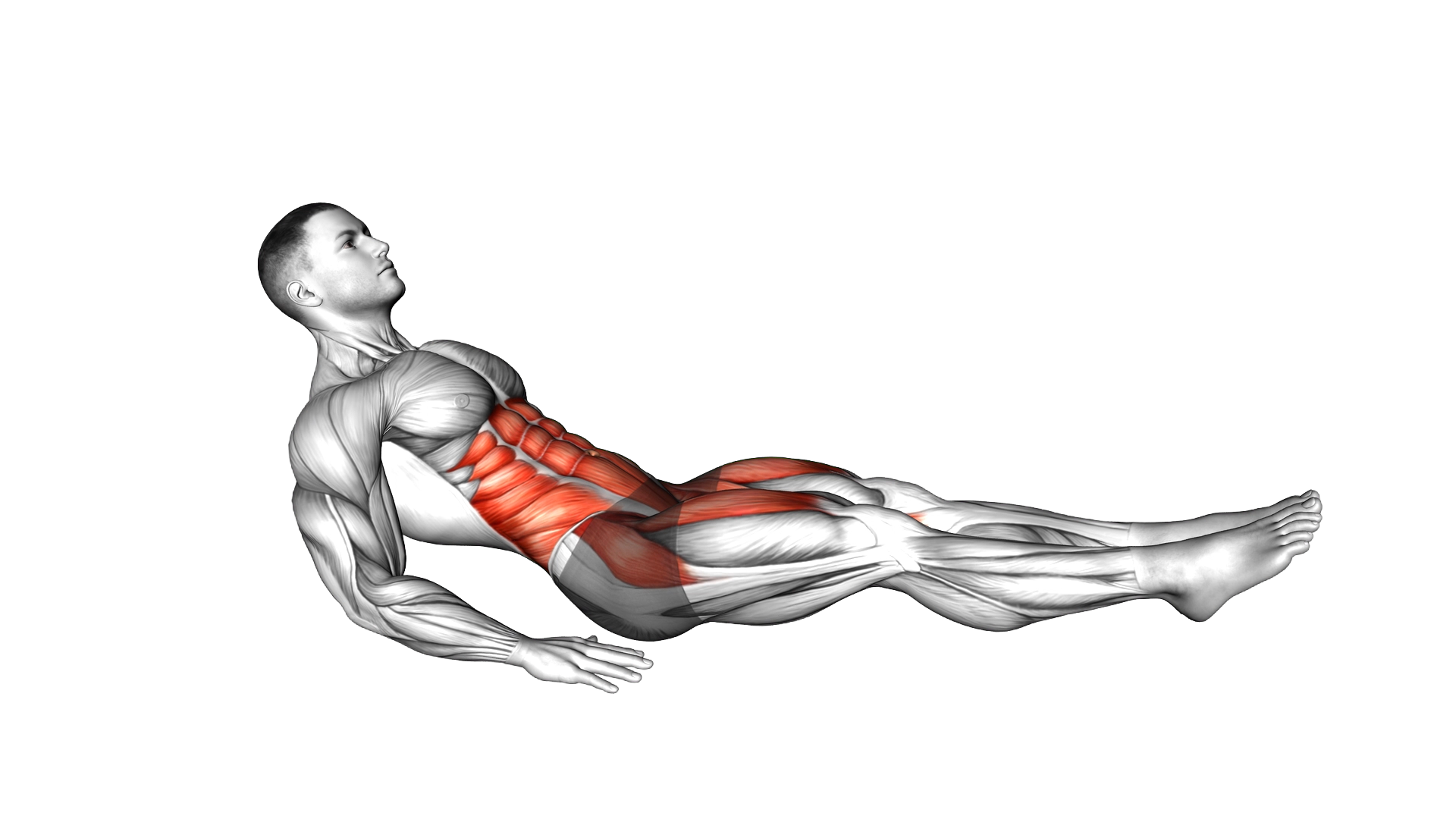Criss Cross Knee Tuck exercise demonstration