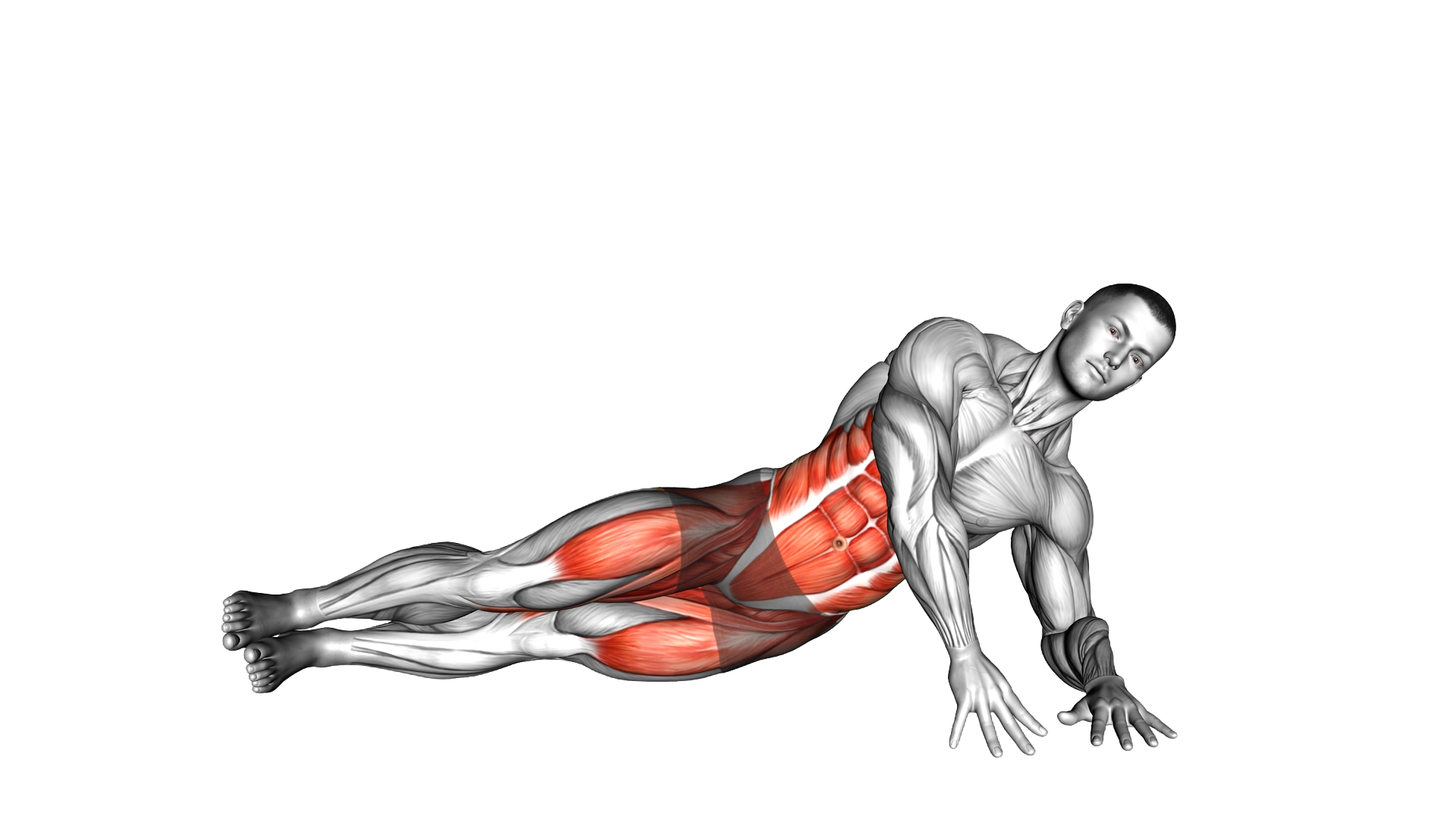 Rotate and Leg Lift Crunch exercise demonstration