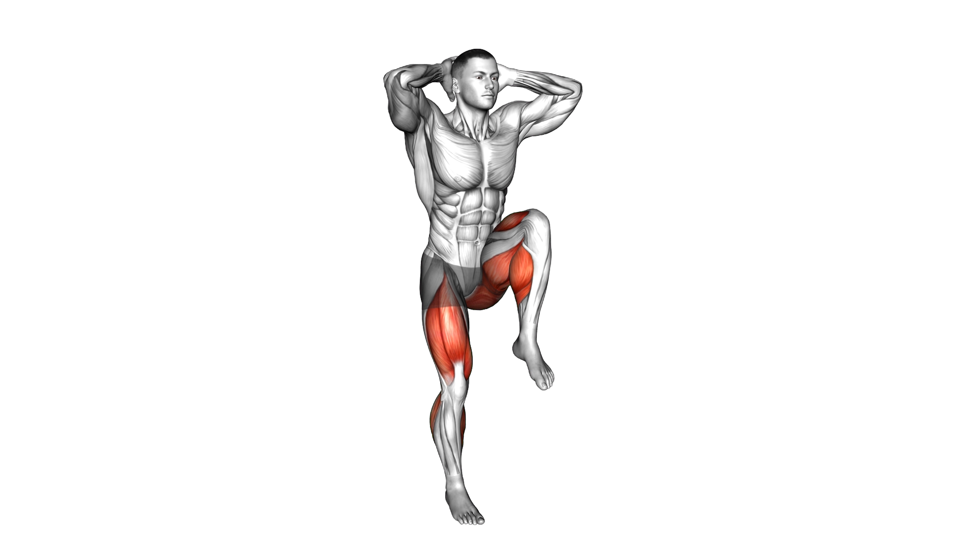 Prisoner High Knee exercise demonstration