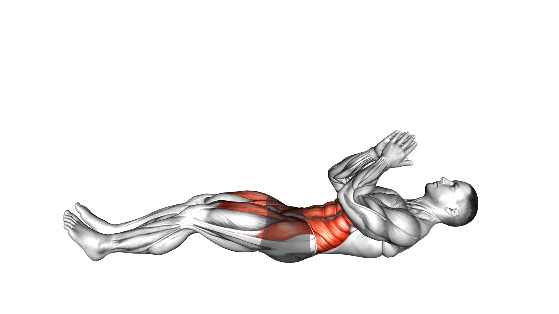 Half Jackknife exercise demonstration