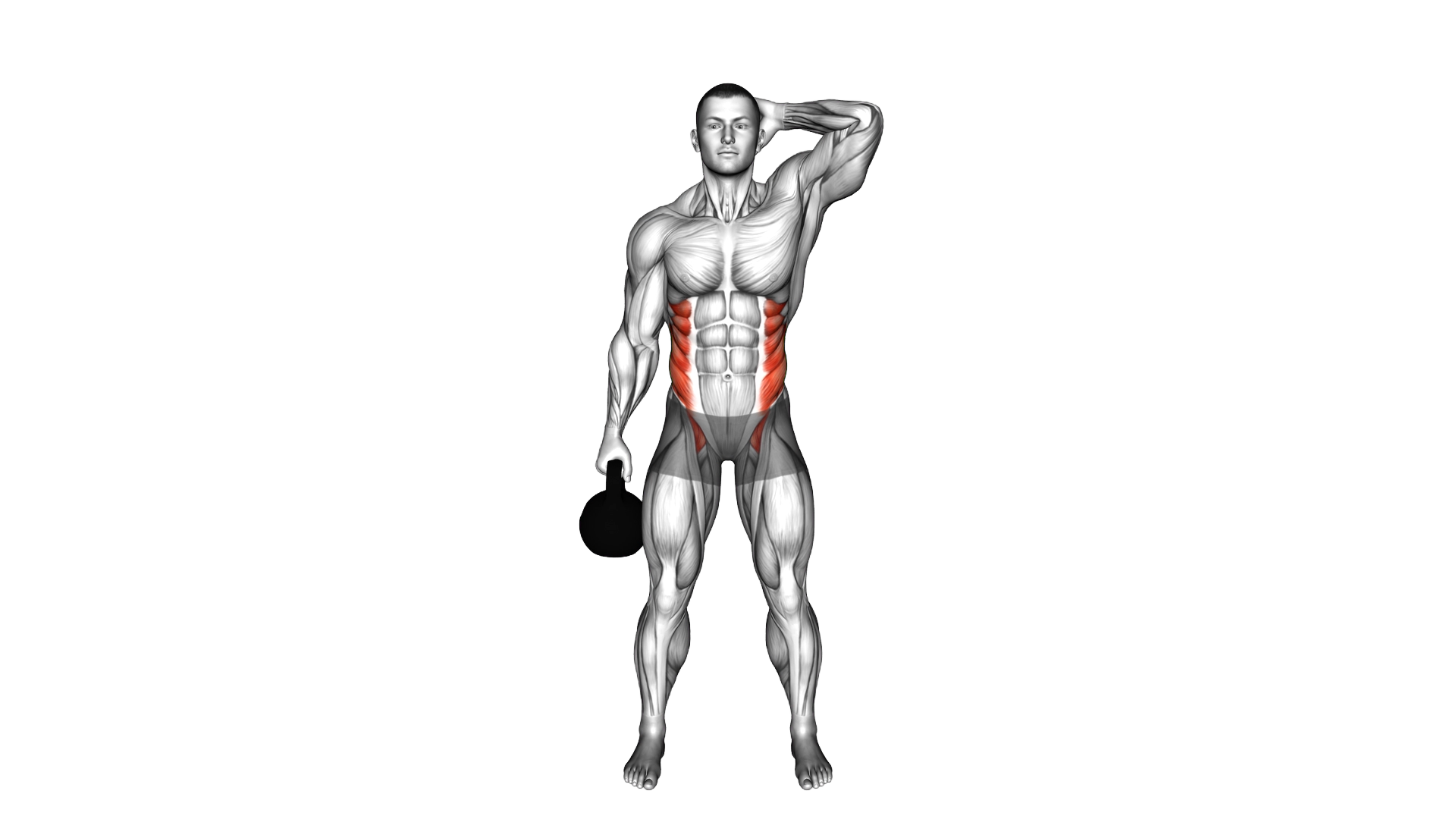 Kettlebell Side Bend exercise demonstration