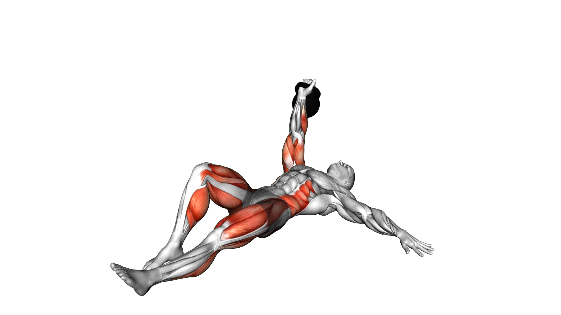 Kettlebell Arm Bar exercise demonstration