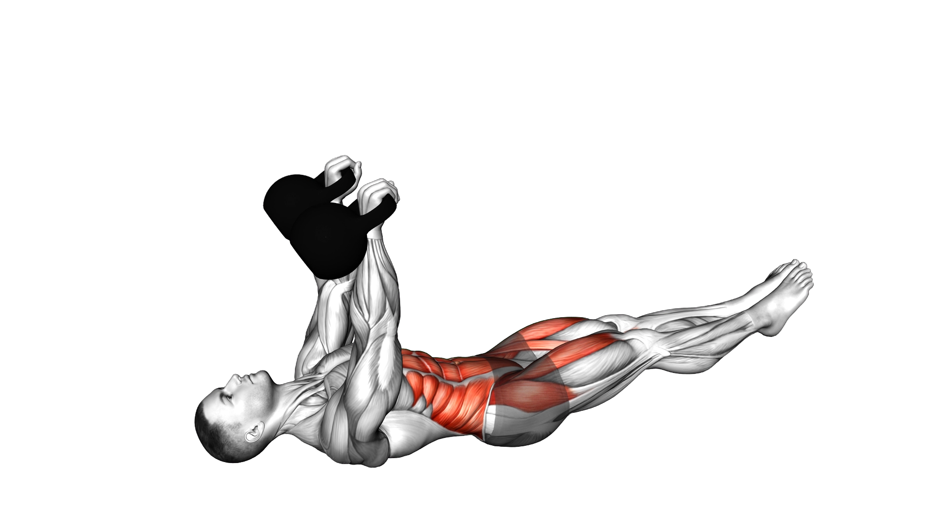 Kettlebell Leg Raise exercise demonstration