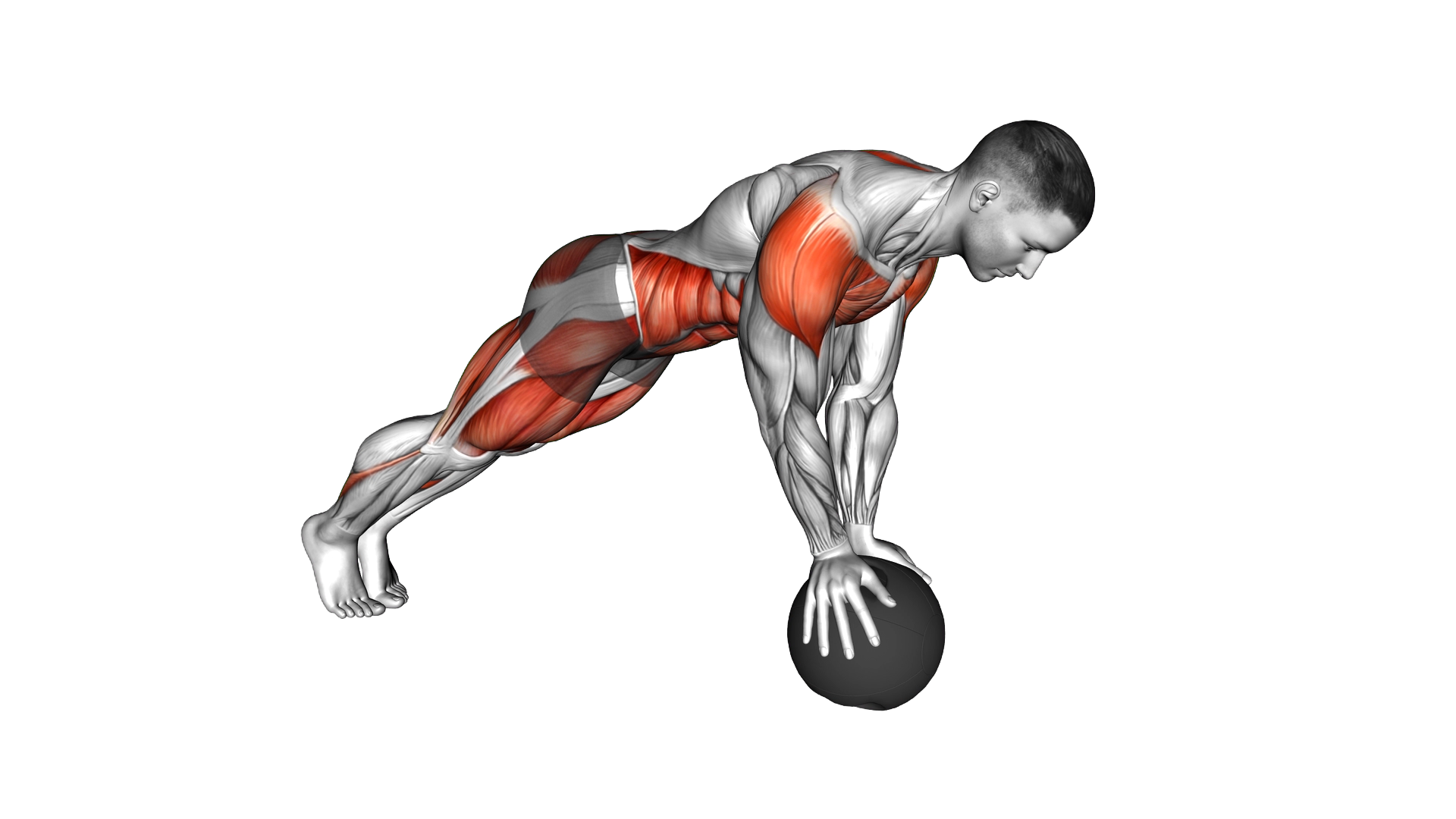 Medicine Ball Mountain Climber exercise thumbnail