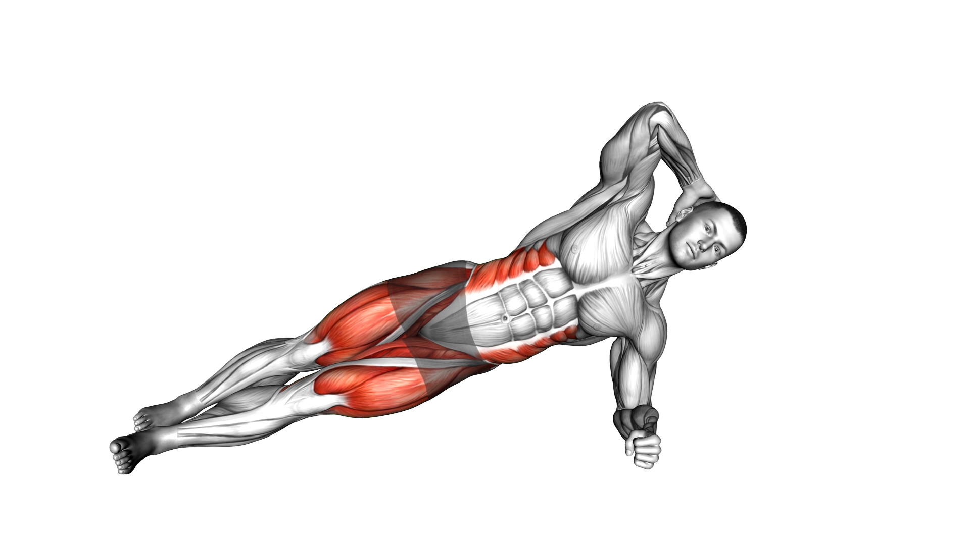 Side Plank March exercise demonstration