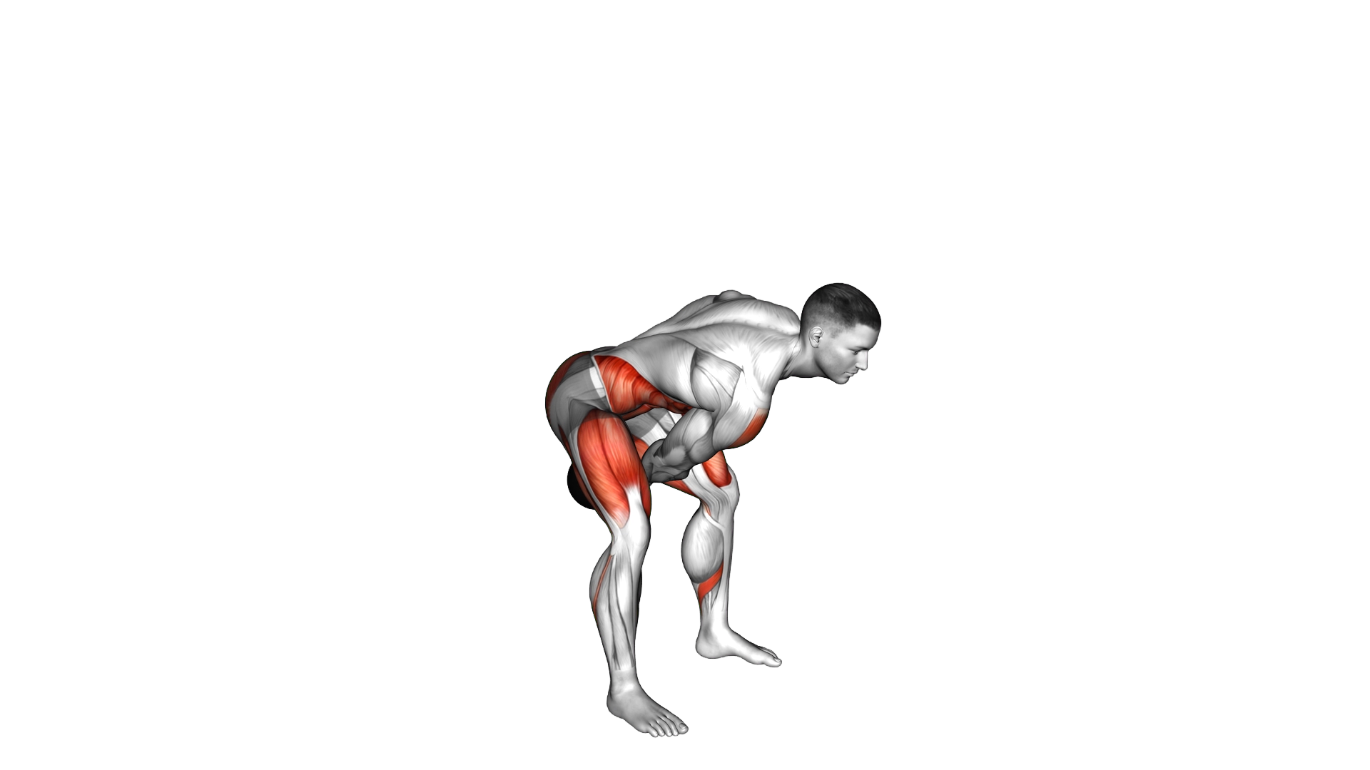 Kettlebell Figure 8 Swing exercise demonstration