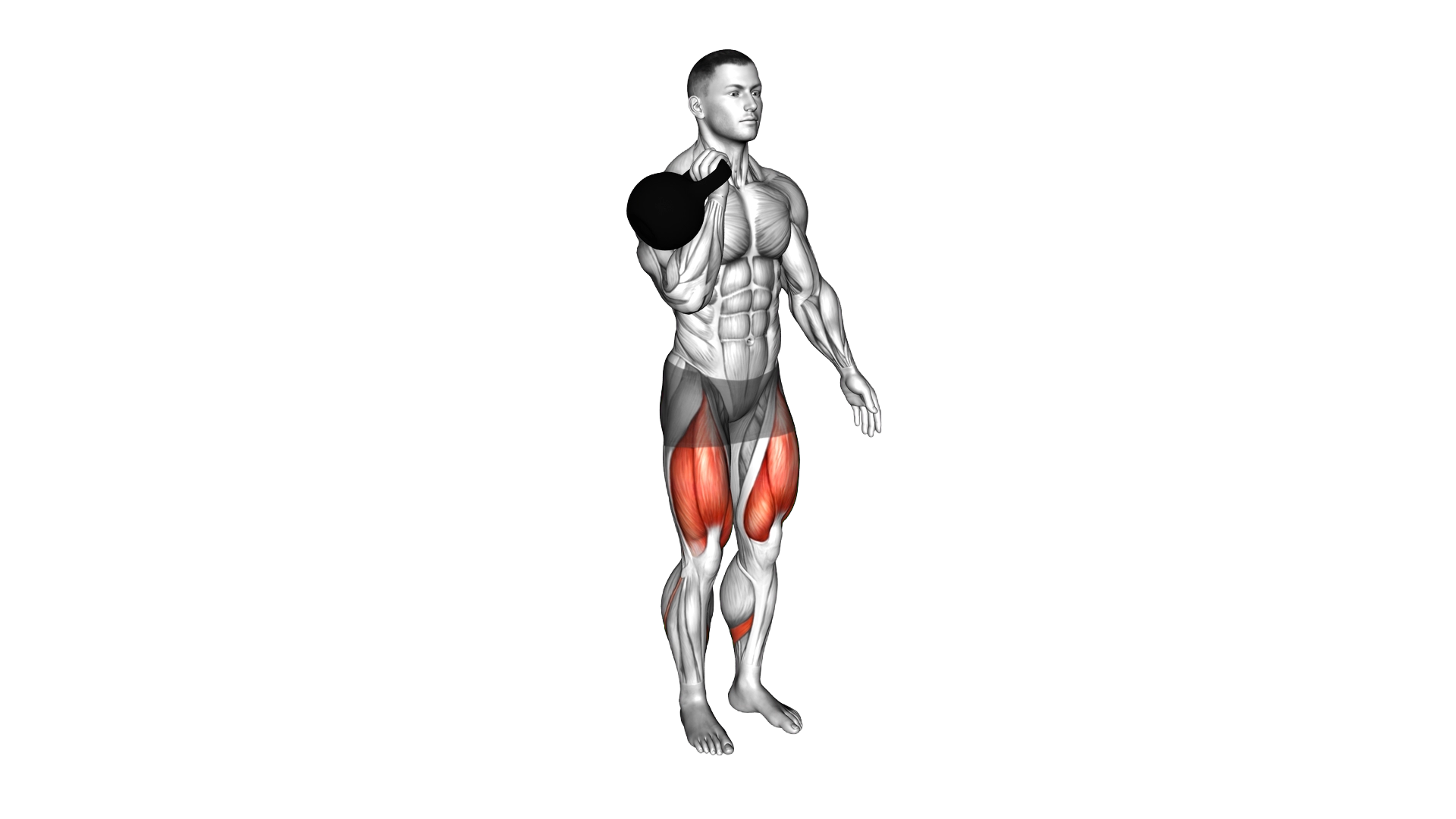 Kettlebell Contralateral Reverse Lunge exercise demonstration