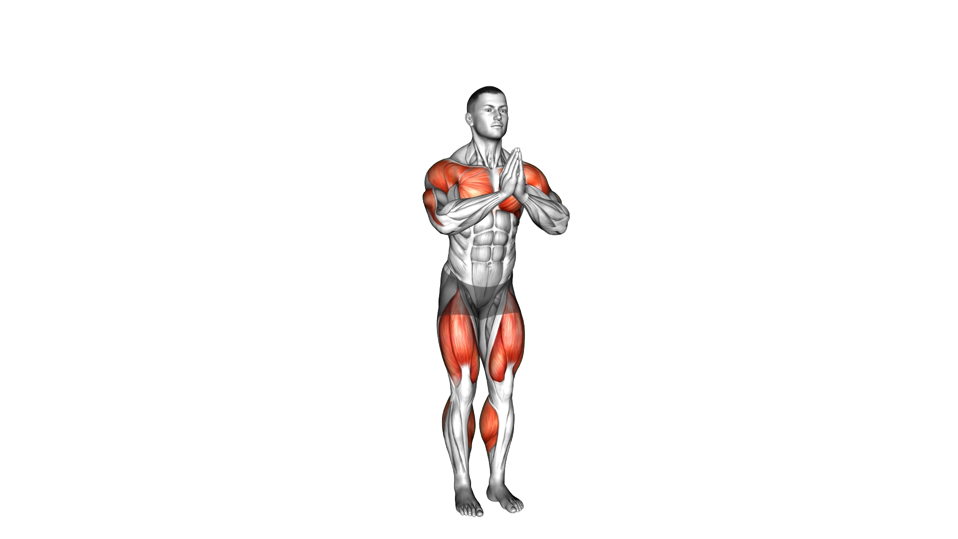 Stepback with Prayer Push exercise demonstration