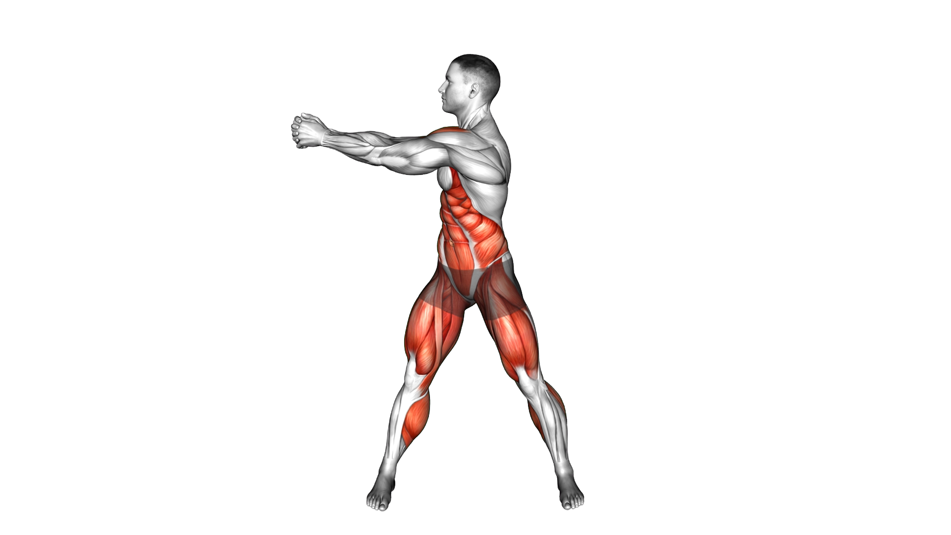 Chop Knee Raise exercise demonstration