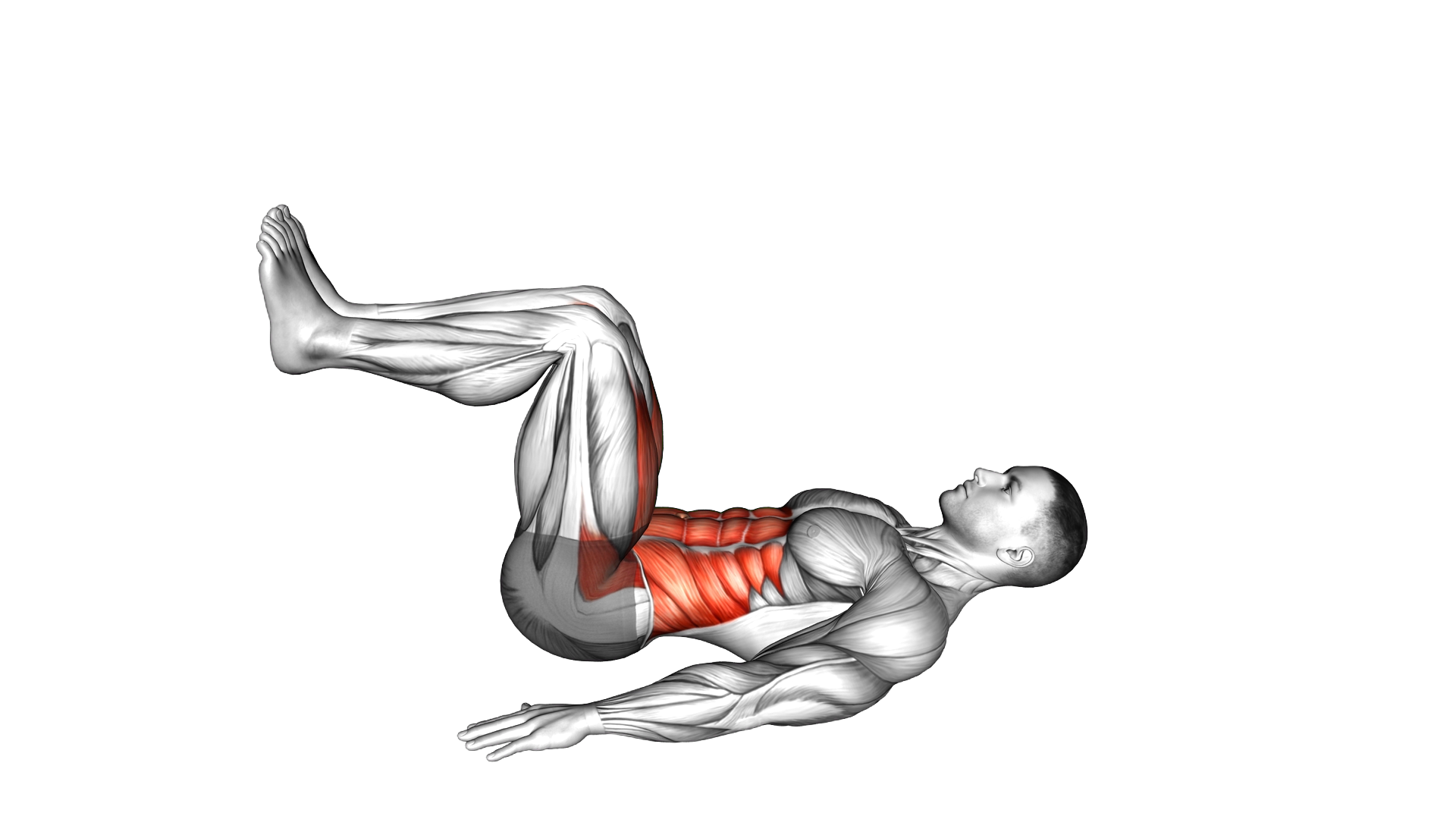 Lower Ab Swipe exercise demonstration