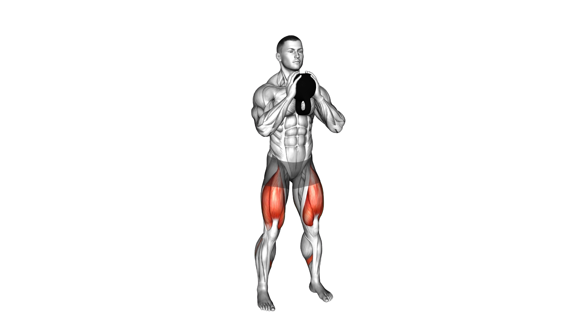 Kettlebell Goblet Pulse Squat exercise demonstration