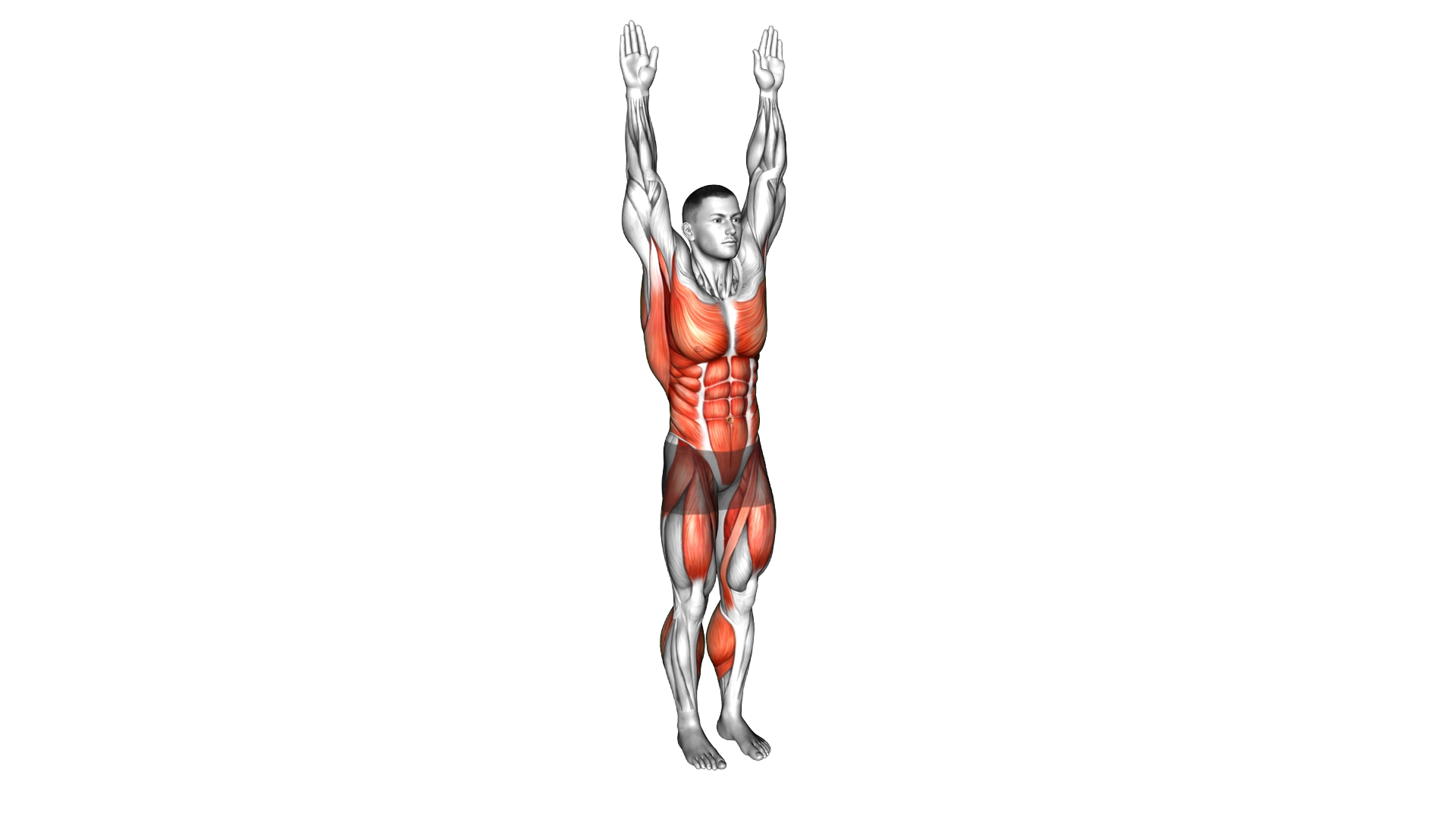Overhead Leg Lift Tap exercise demonstration