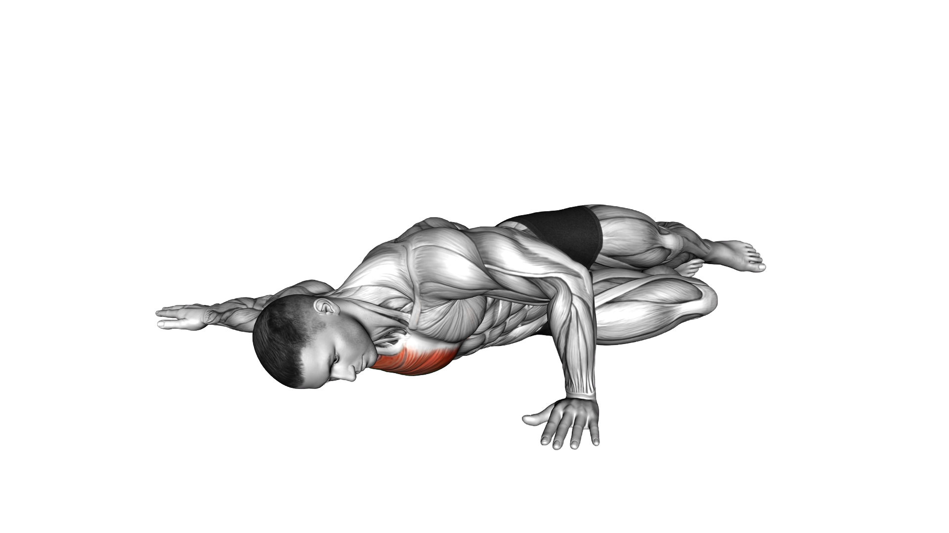 Side Lying Chest Stretch exercise demonstration