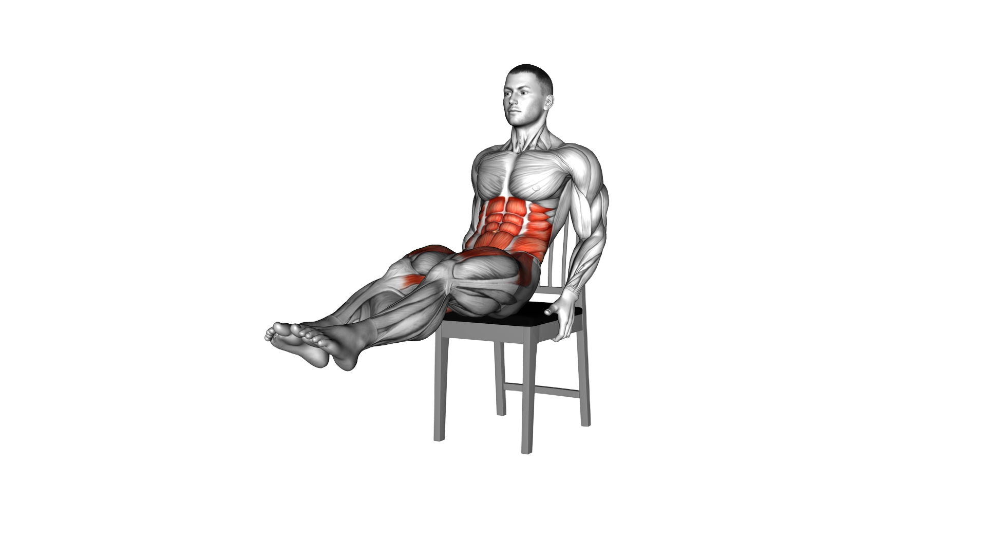 Seated Windshield Wipers on a Chair exercise demonstration