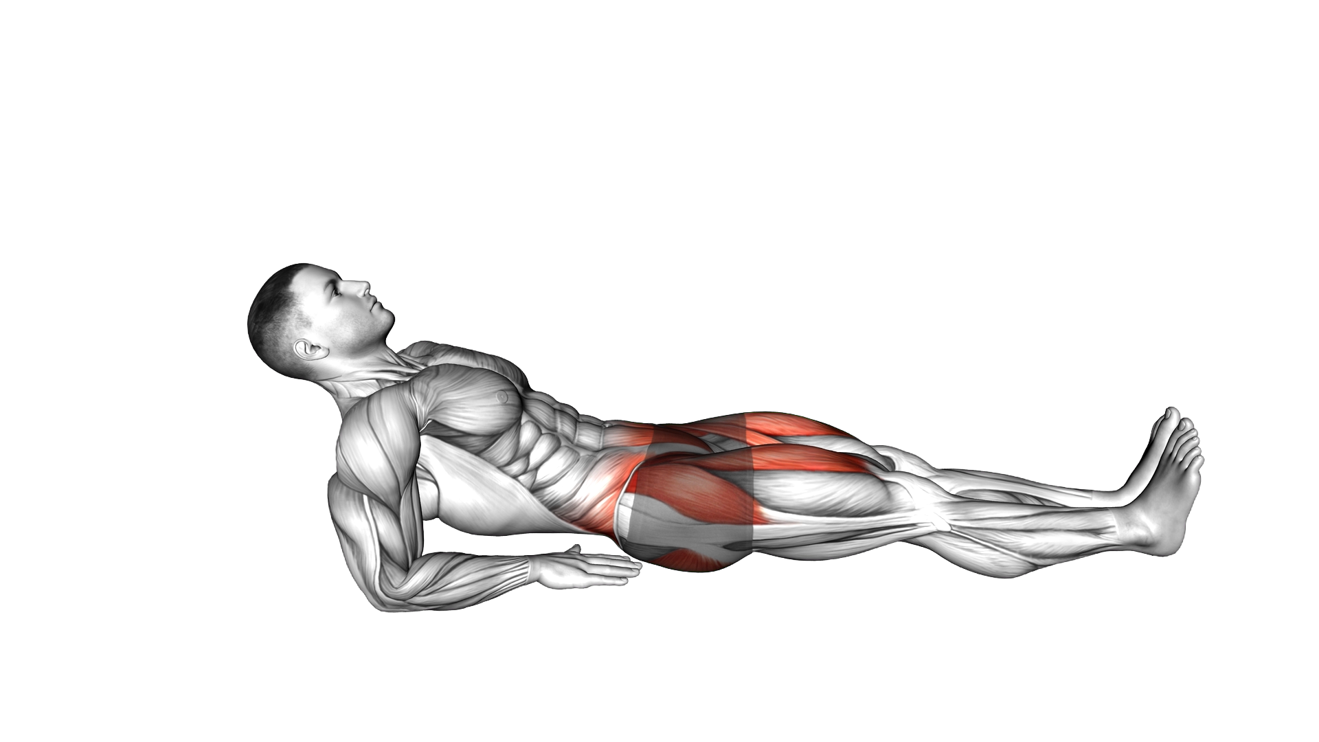 45 Degree Lean Back Alternate Knee Raise exercise demonstration