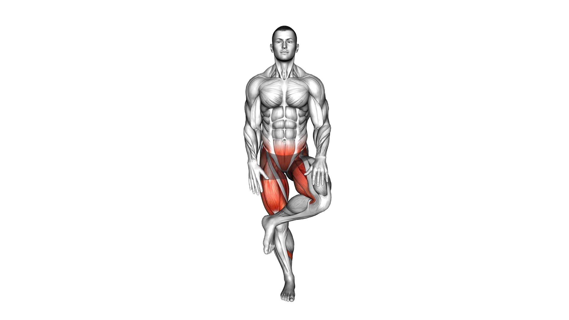 Standing Hip Stretch exercise demonstration