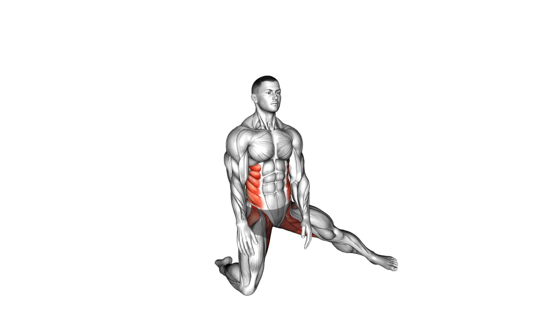 Kickstand Reach Lat Lean exercise demonstration