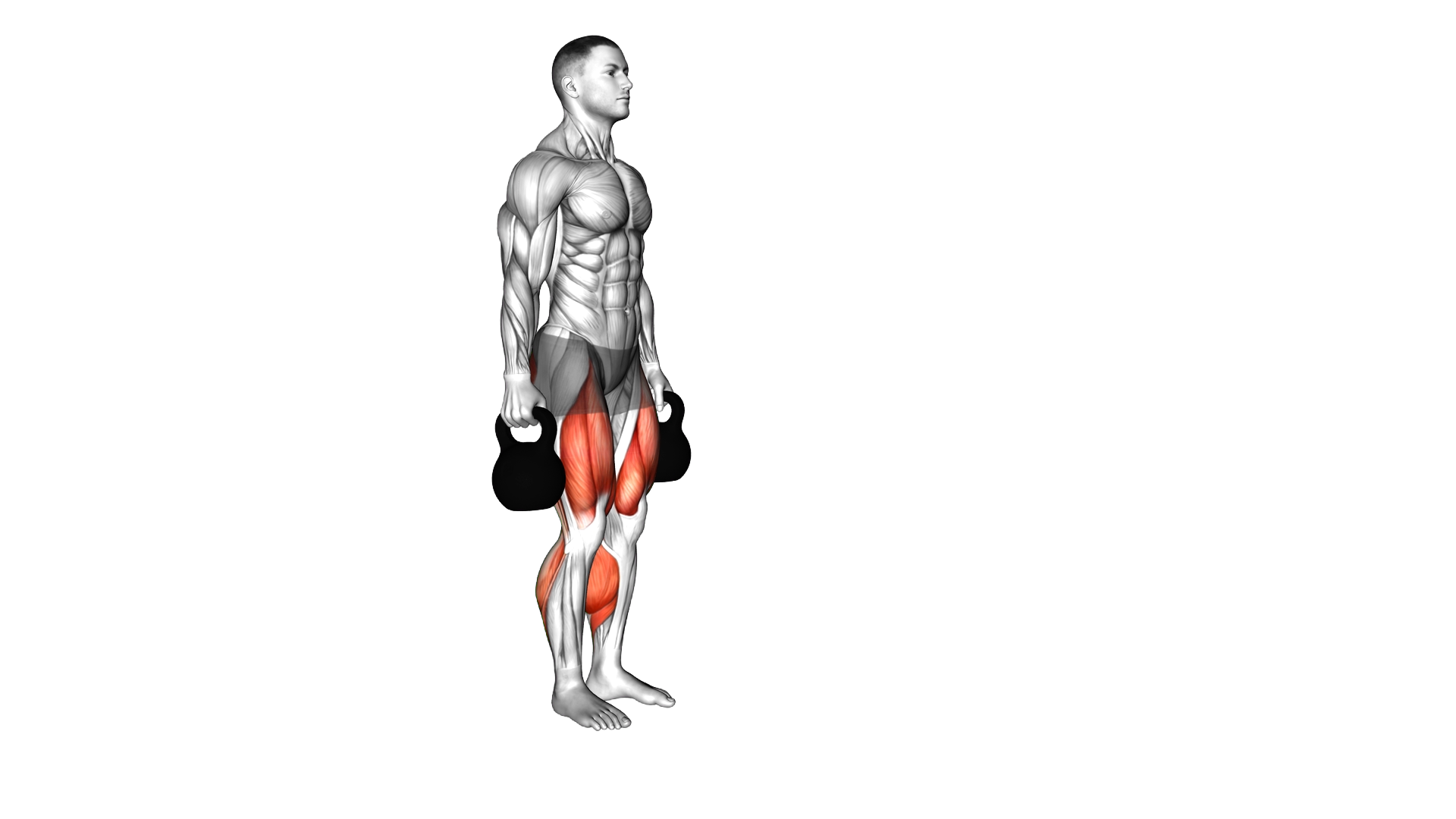 Kettlebell Forward Backward Lunge exercise demonstration